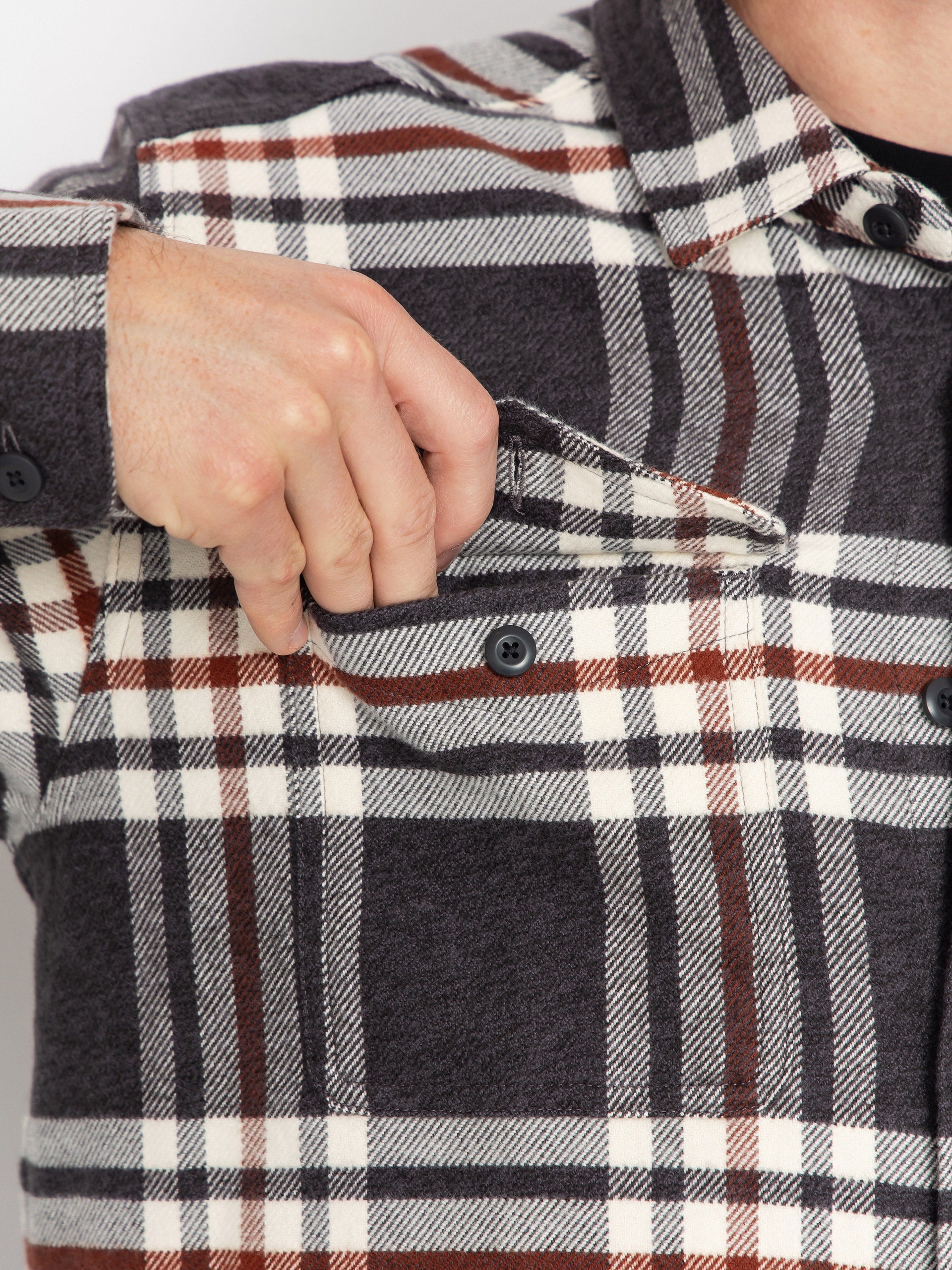 Cămașă Patagonia Fjord Flannel (catch ink black)