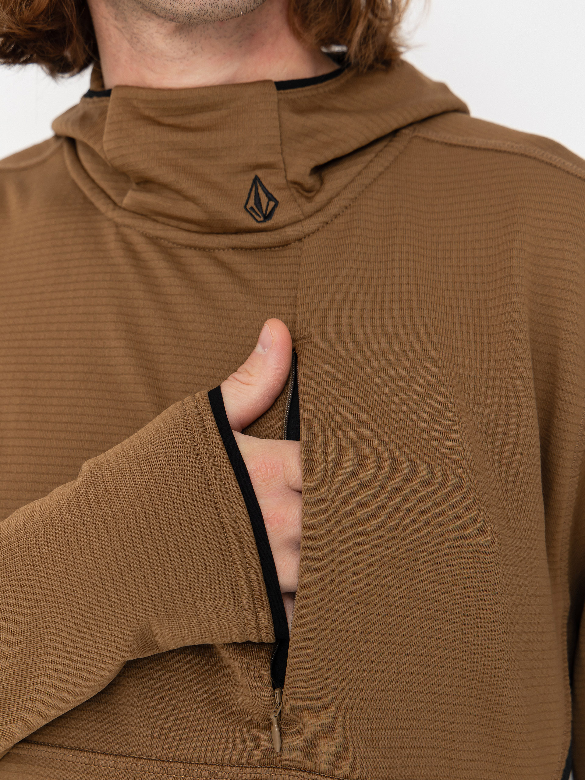 Pentru bărbați Hanorac termic Volcom Gridlock HD (bronze)