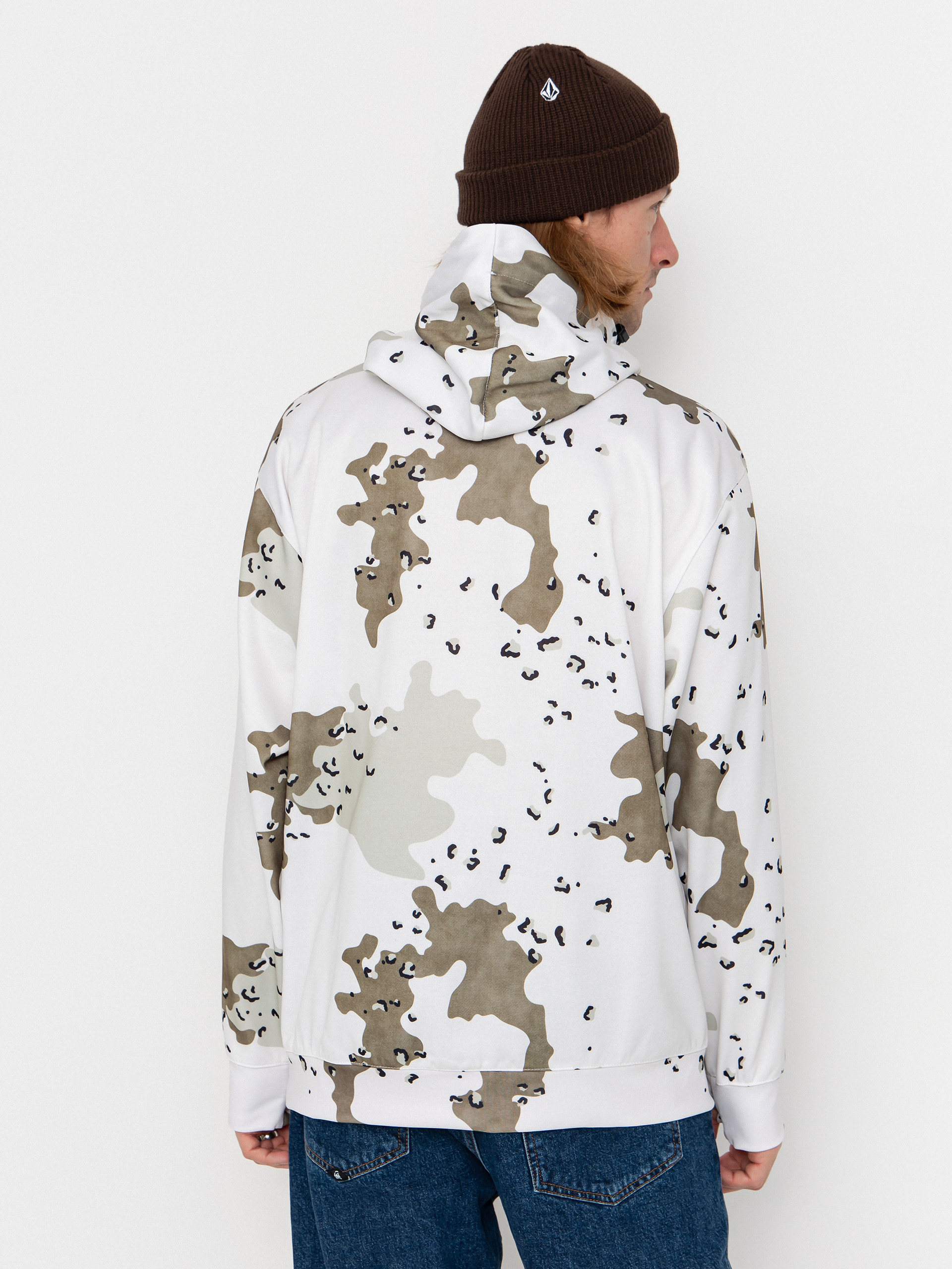 Hanorac cu glugă Volcom Hydro Riding HD (white)