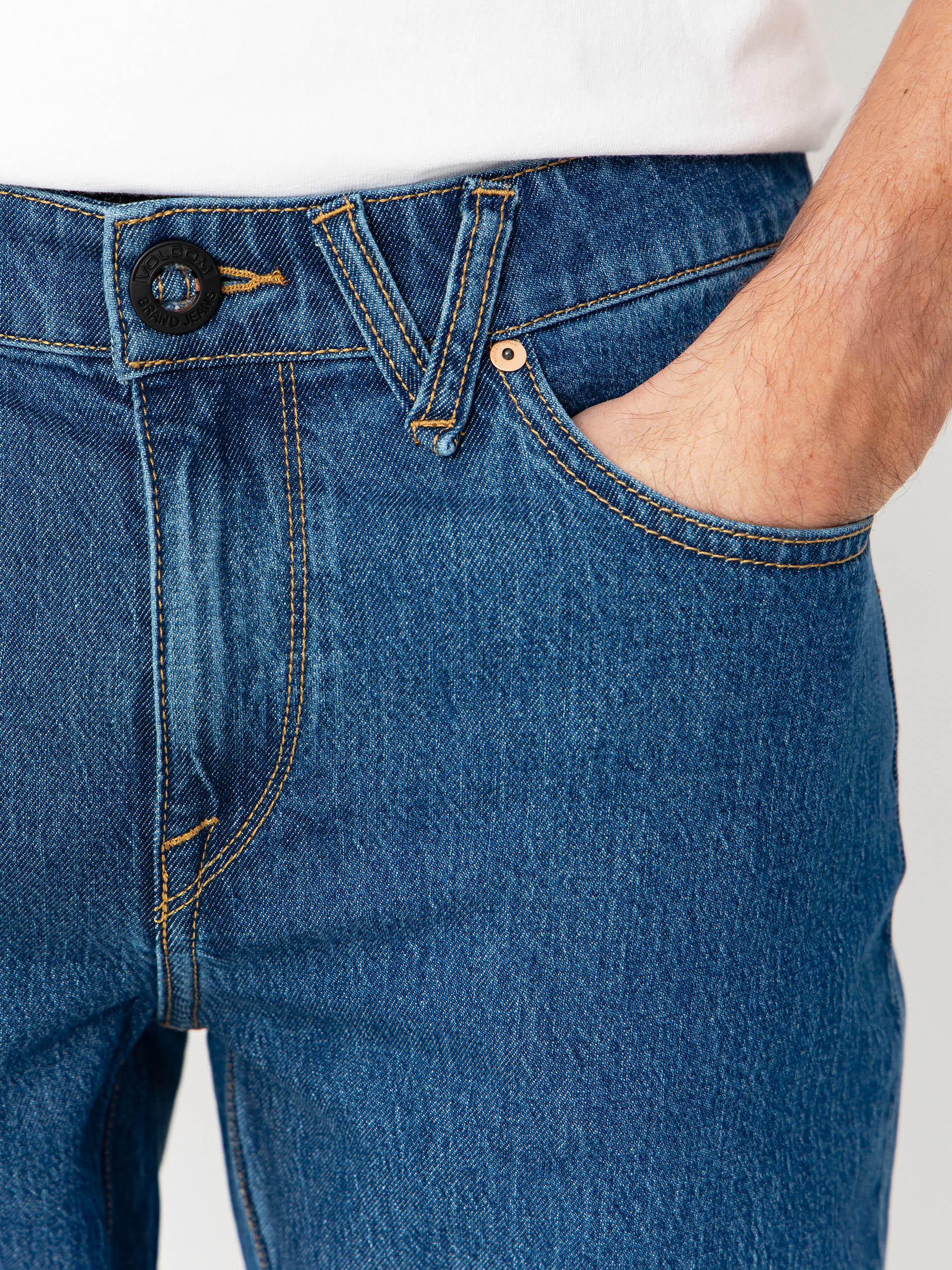 Pantaloni Volcom Solver Denim (bold blue)