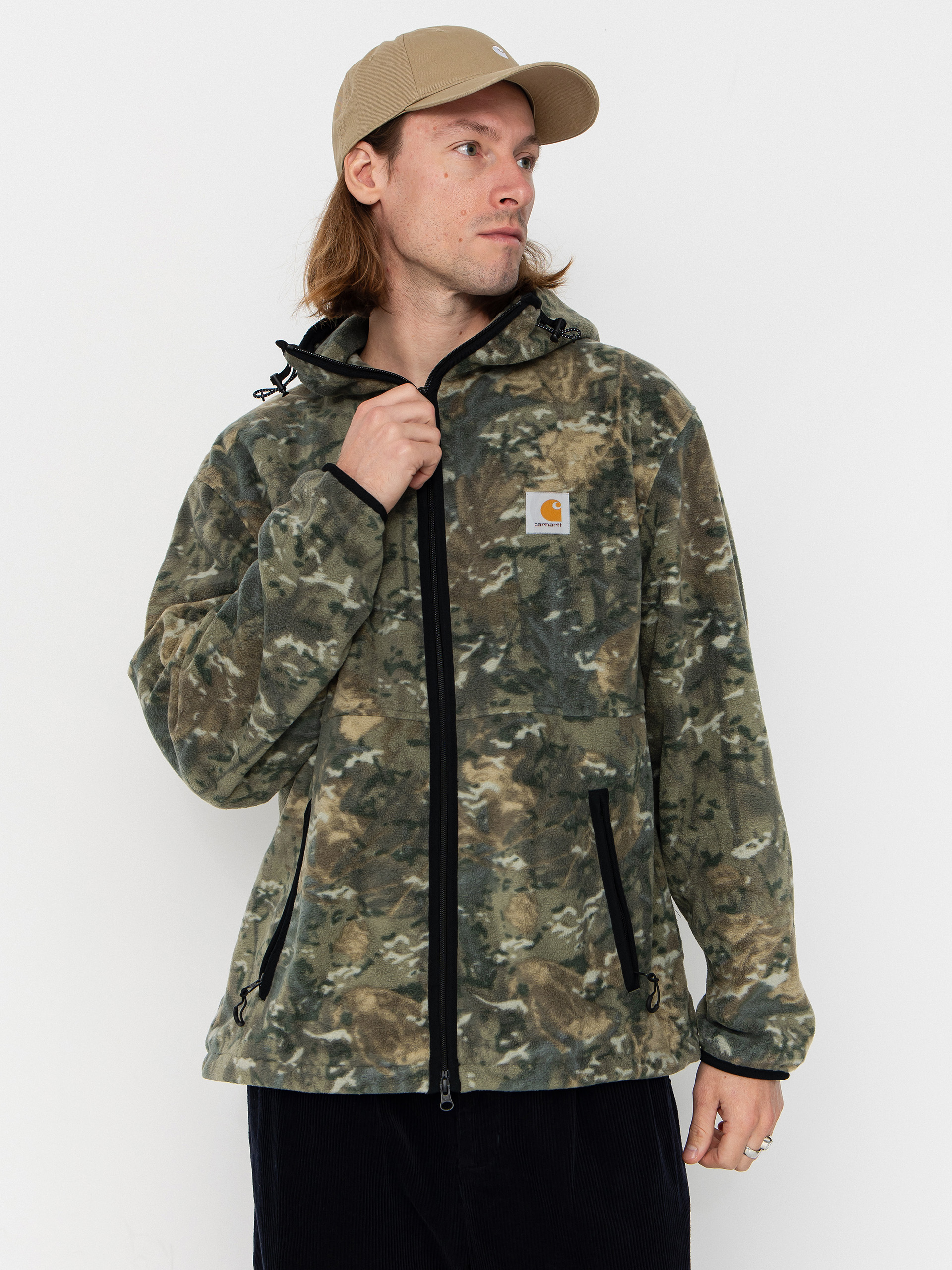Pentru bărbați Hanorac din fleece Carhartt WIP Blevin (camo combi/green)