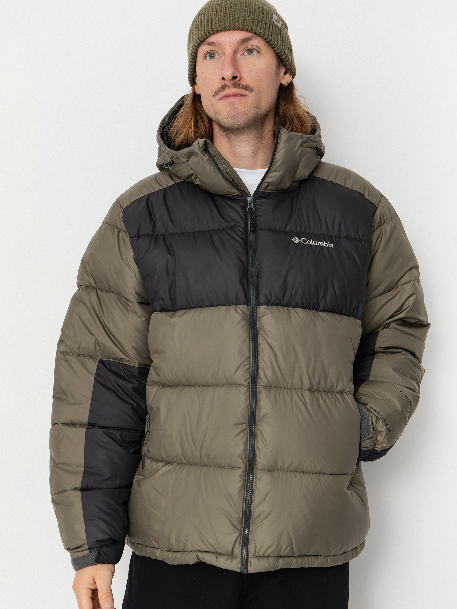 Geacă Columbia Pike Lake II Hooded (stone green/shark)