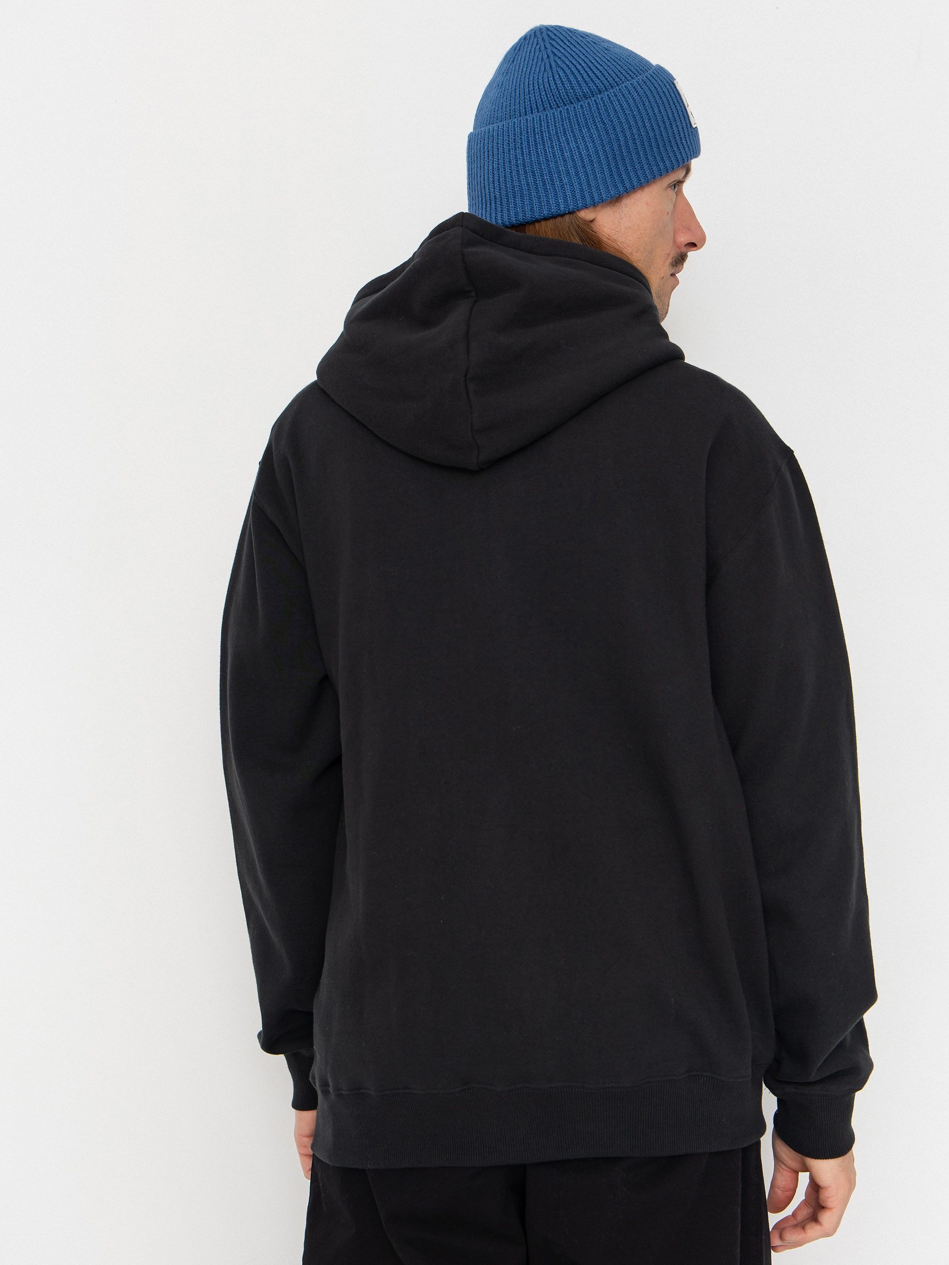 Hanorac cu glugă Volcom Stick Stoner ZHD (antique black)