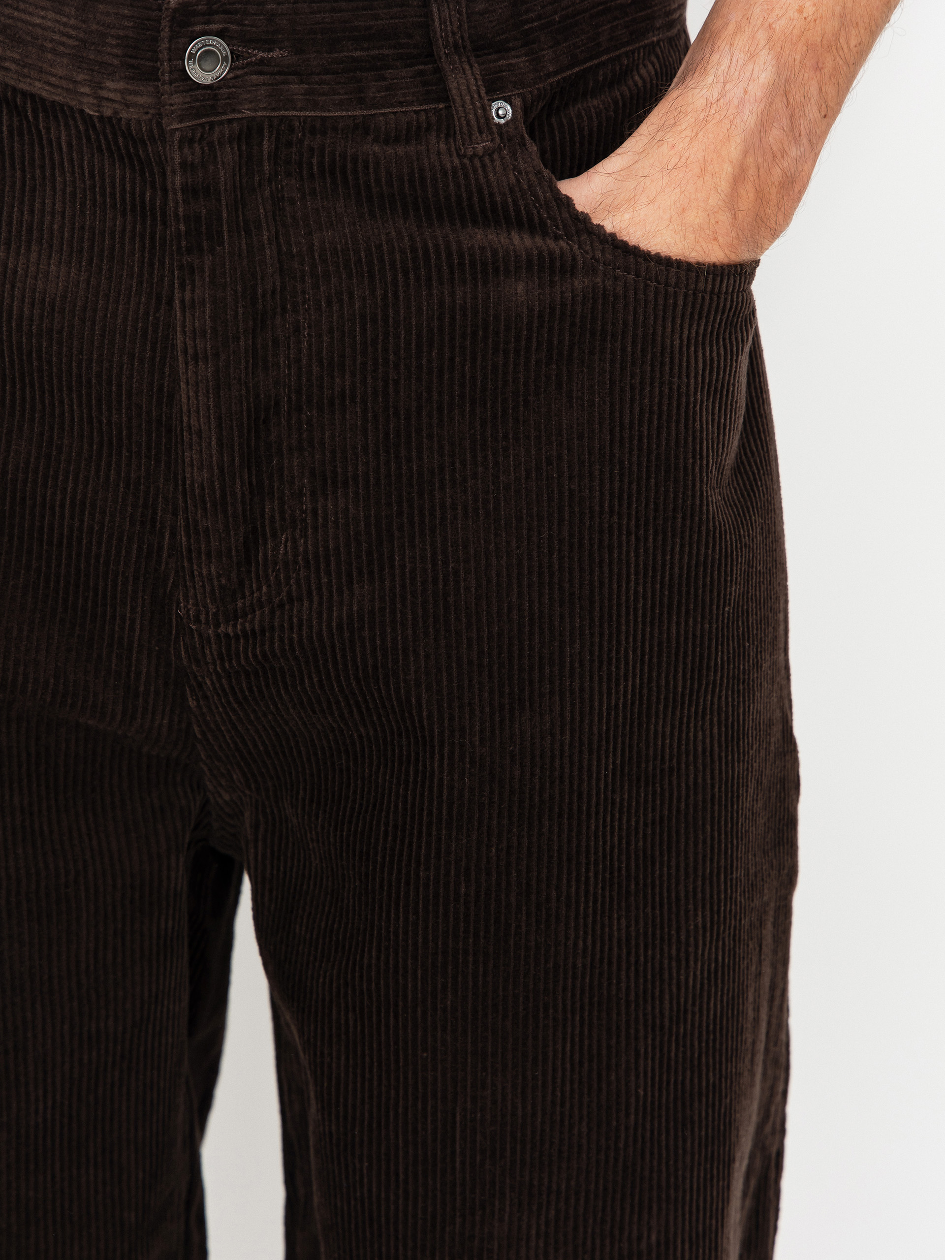 Pantaloni Wasted Paris Corduroy Casper (ice brown)