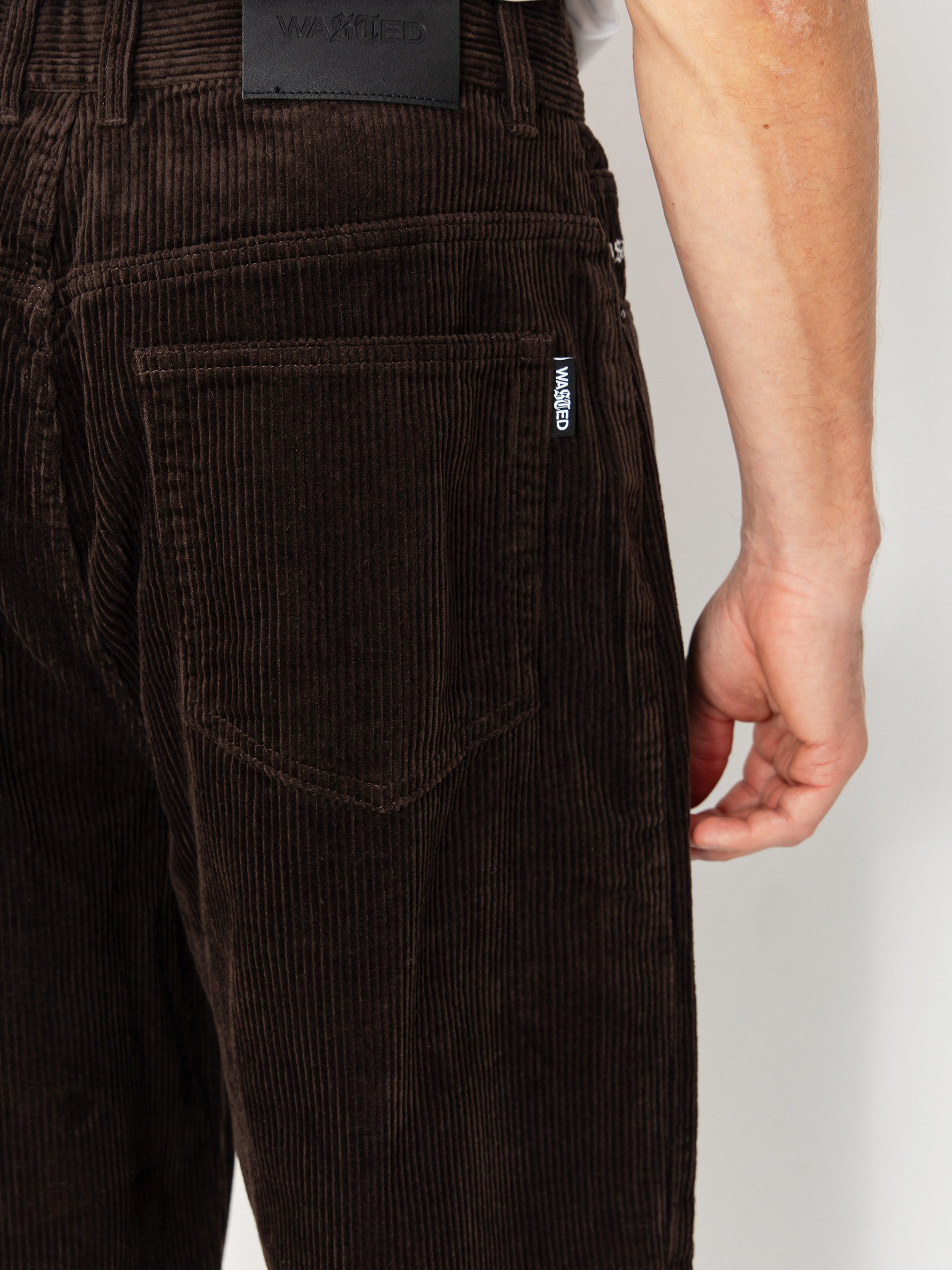 Pantaloni Wasted Paris Corduroy Casper (ice brown)
