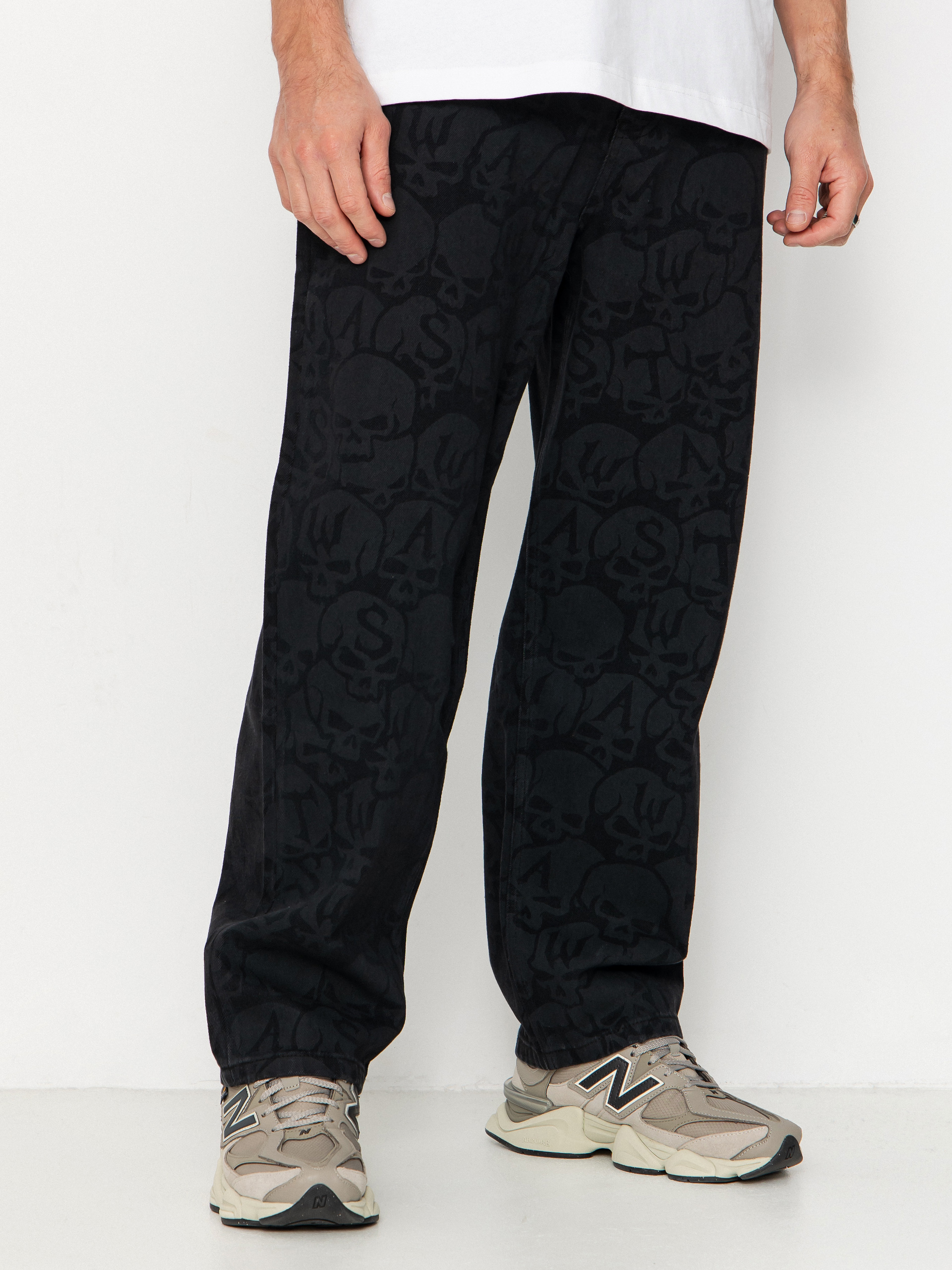 Pantaloni Wasted Paris Bury Casper (black/faded black)