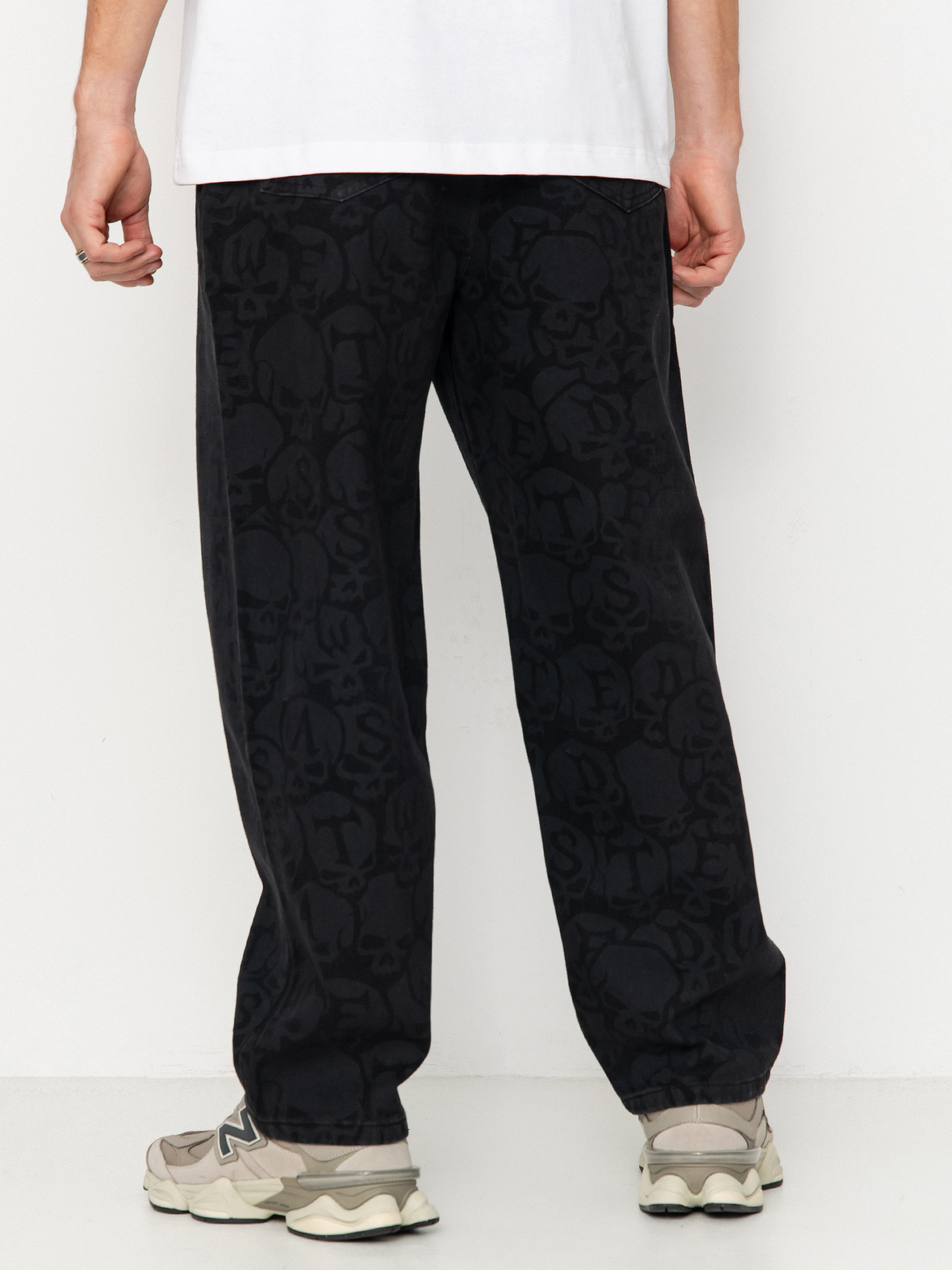 Pantaloni Wasted Paris Bury Casper (black/faded black)