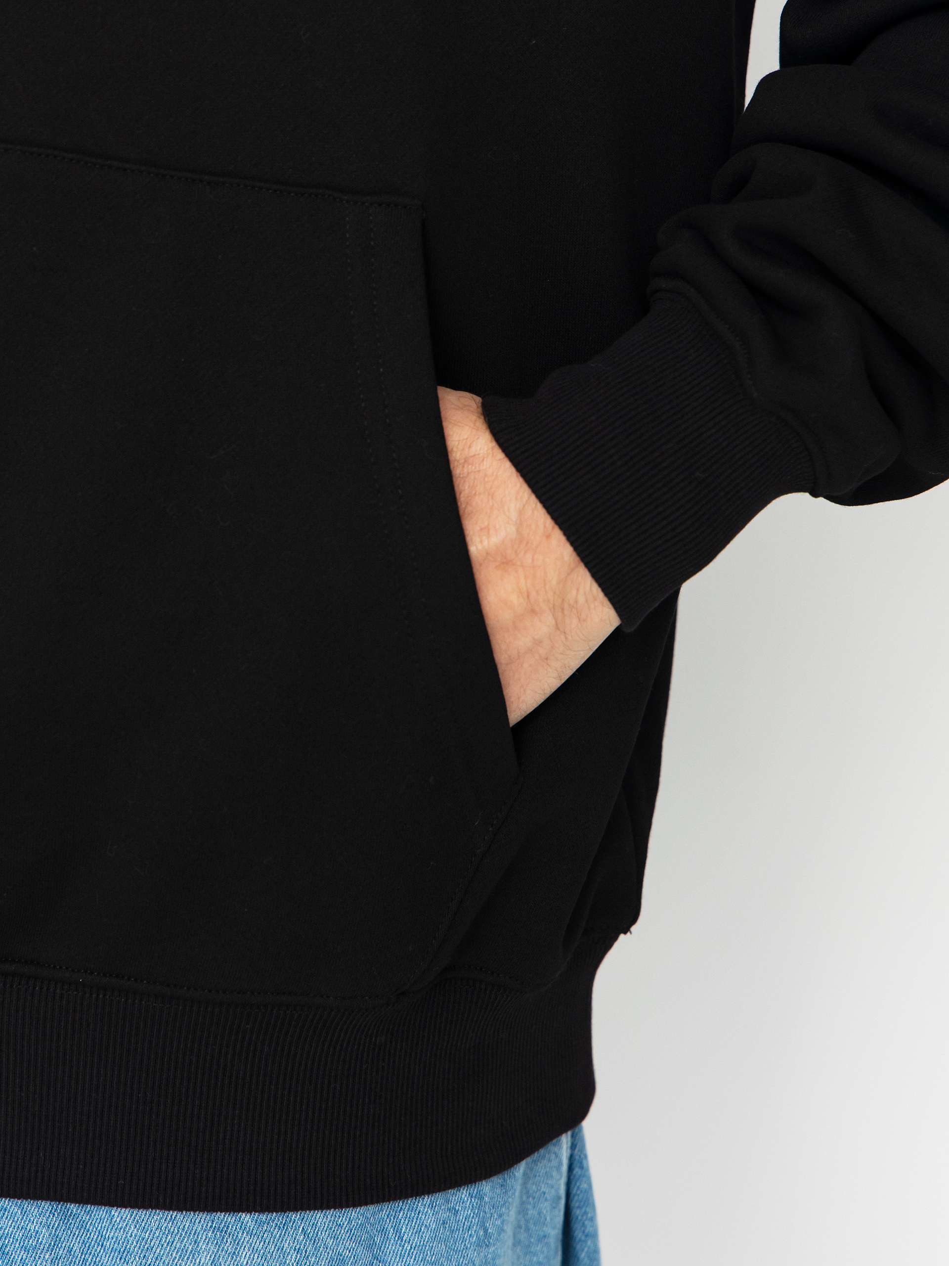 Hanorac cu glugă Homeboy Plaid Helvetica HD (black)