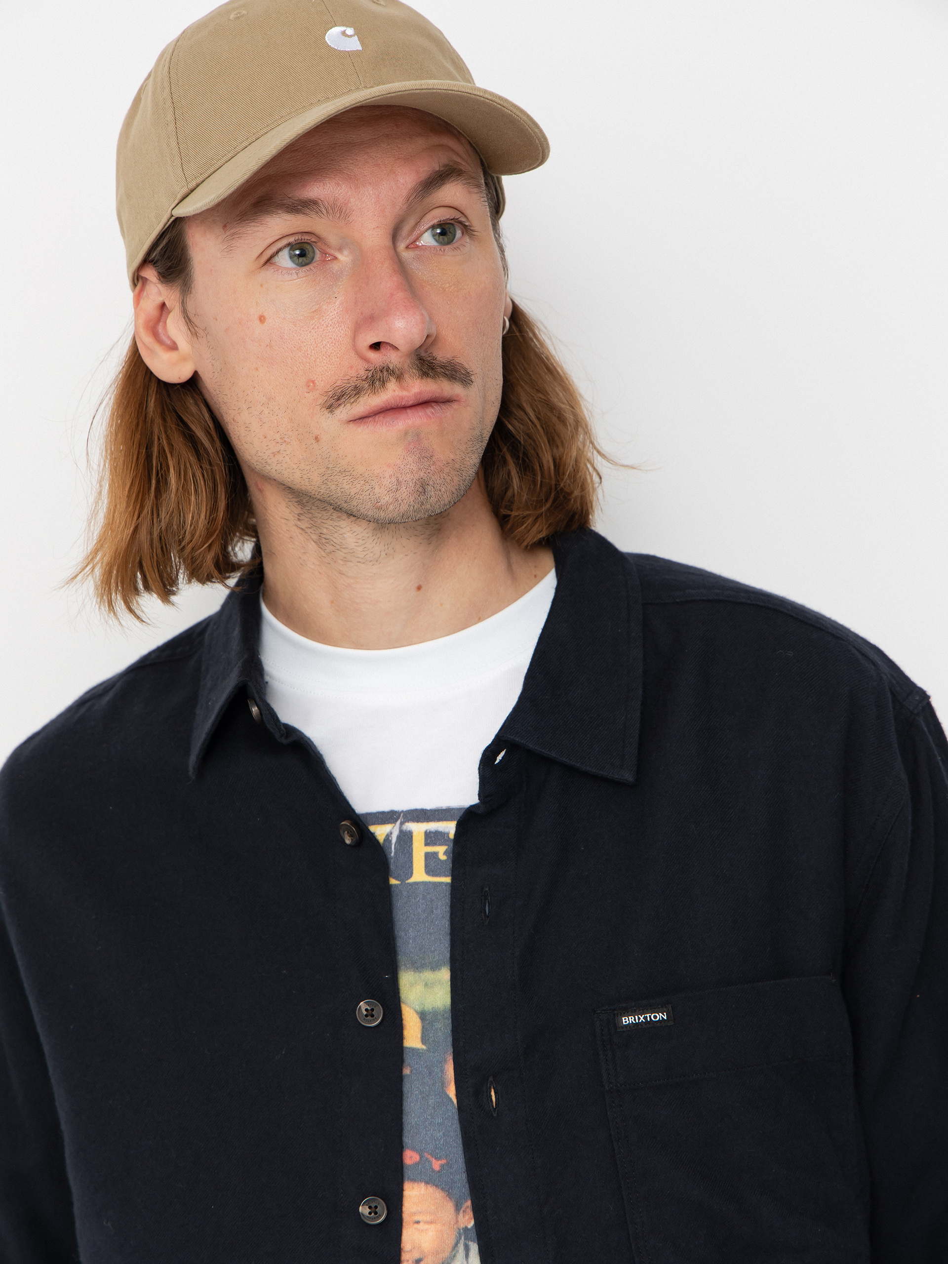 Cămașă Brixton Hasting Lw Flannel (black)