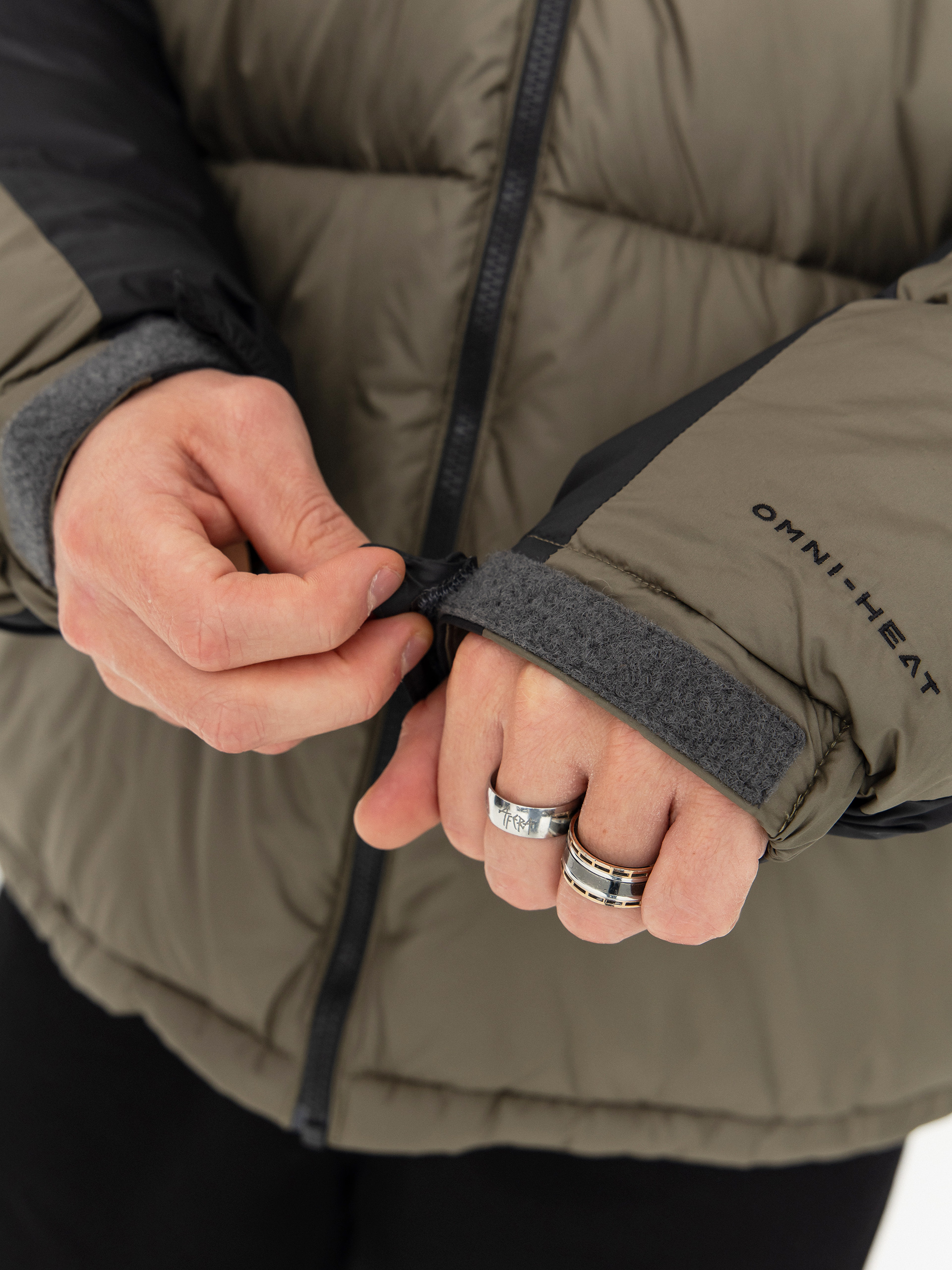 Geacă Columbia Pike Lake II Hooded (stone green/shark)