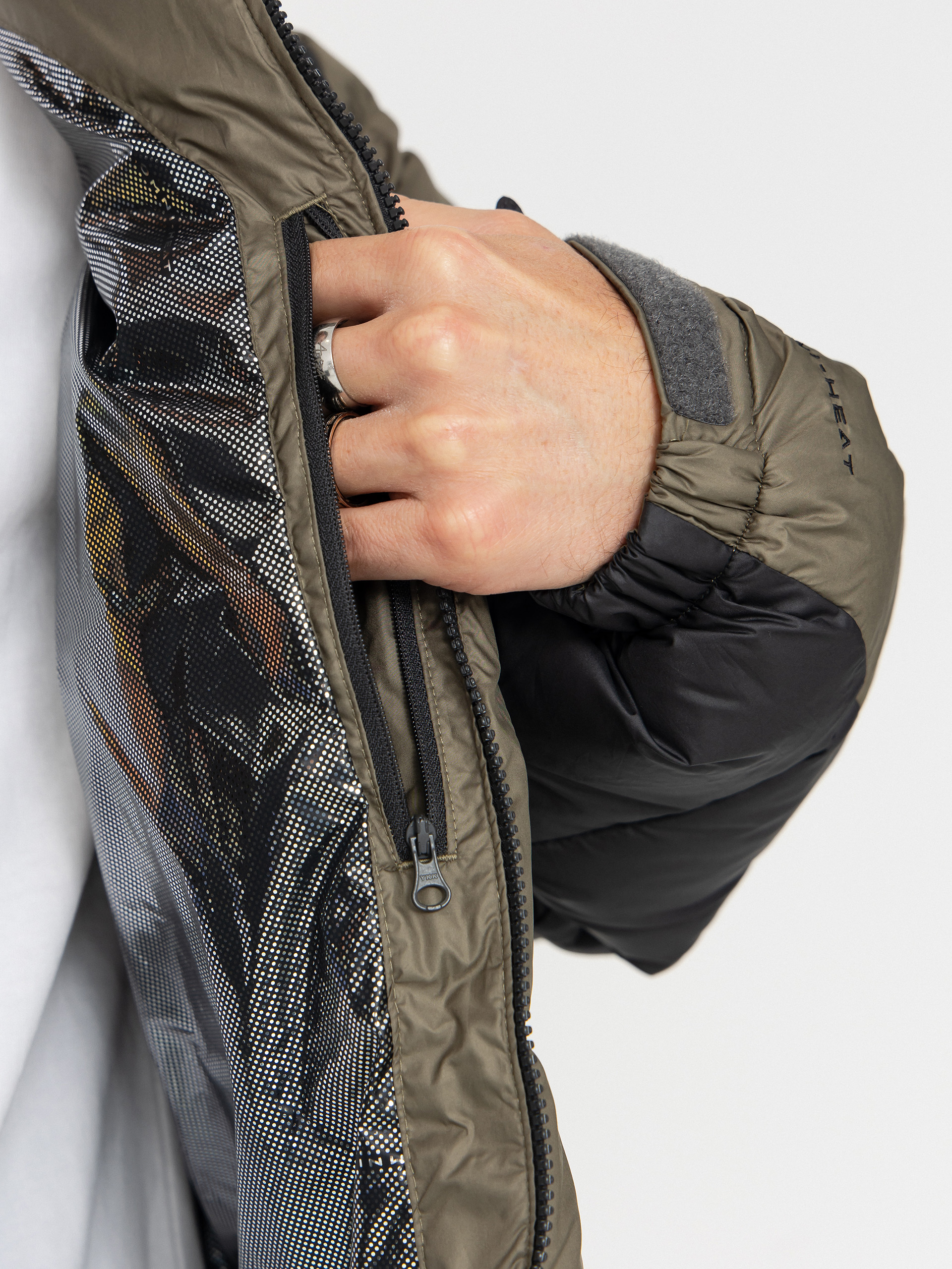 Geacă Columbia Pike Lake II Hooded (stone green/shark)