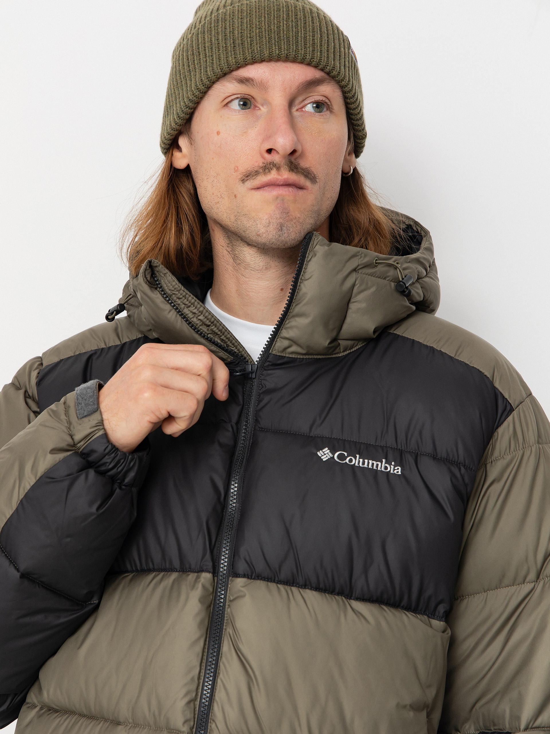 Geacă Columbia Pike Lake II Hooded (stone green/shark)