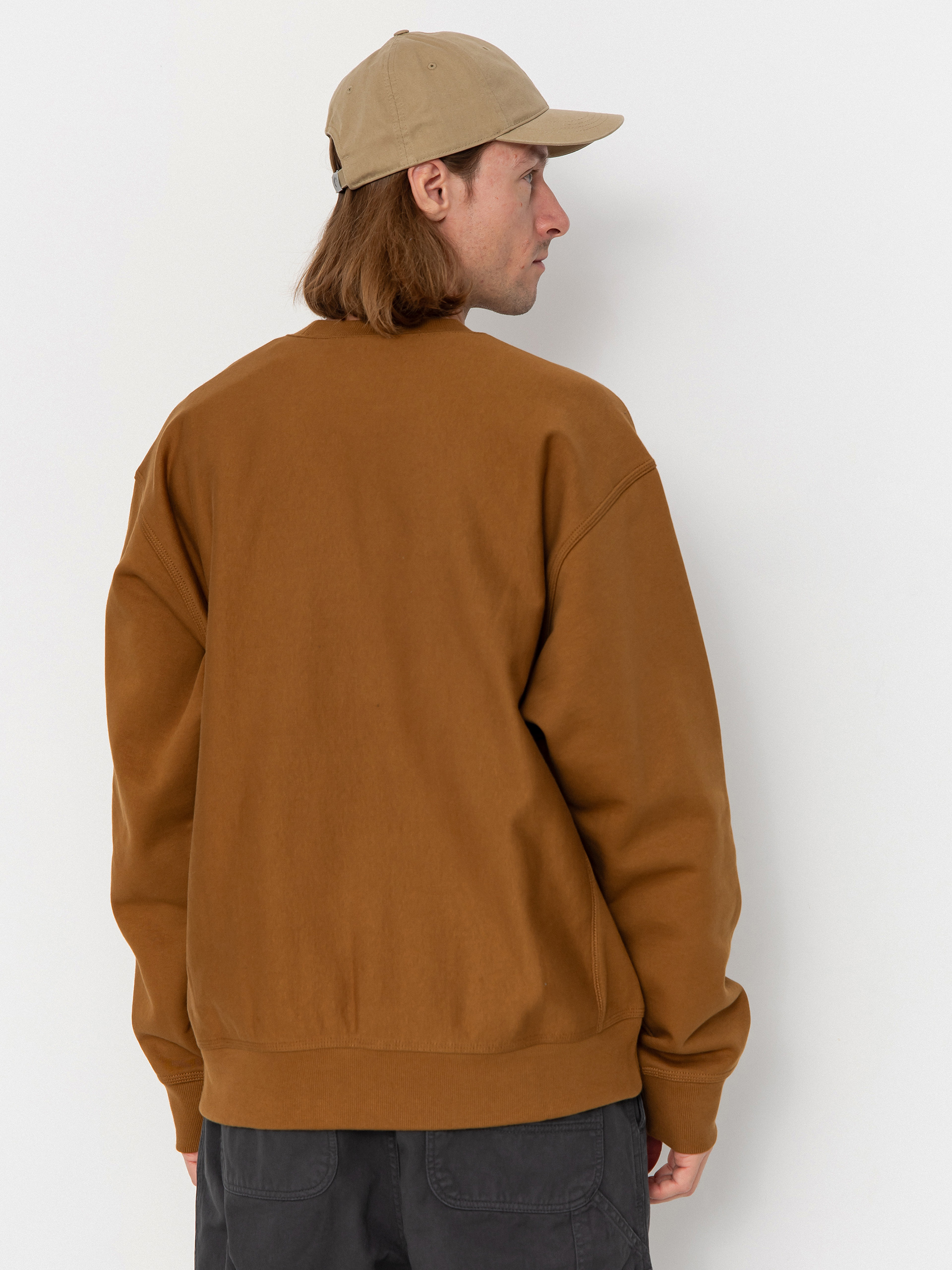Hanorac Carhartt WIP American Script (hamilton brown)