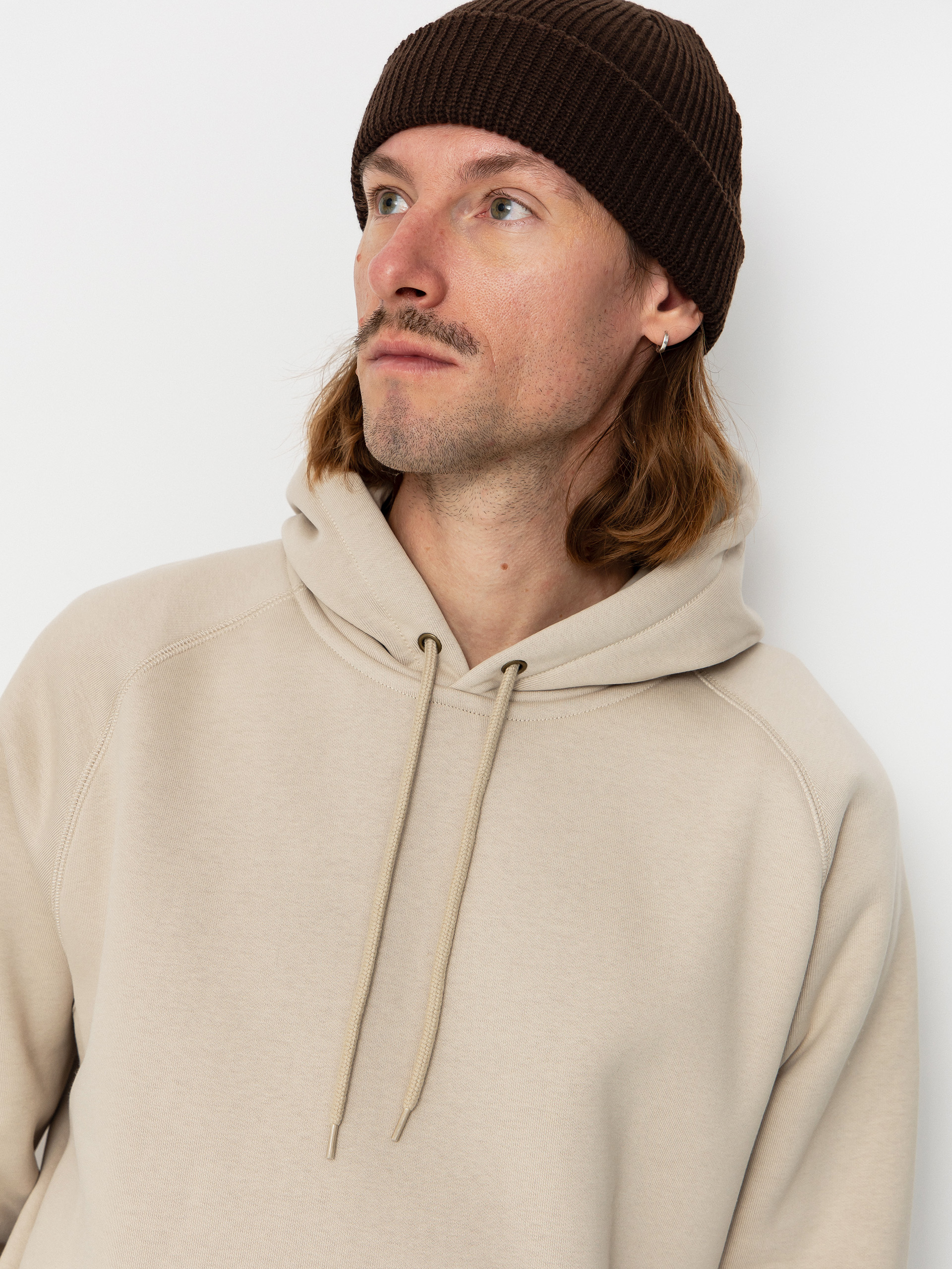 Hanorac cu glugă Carhartt WIP Chase HD (fleur de sel/gold)