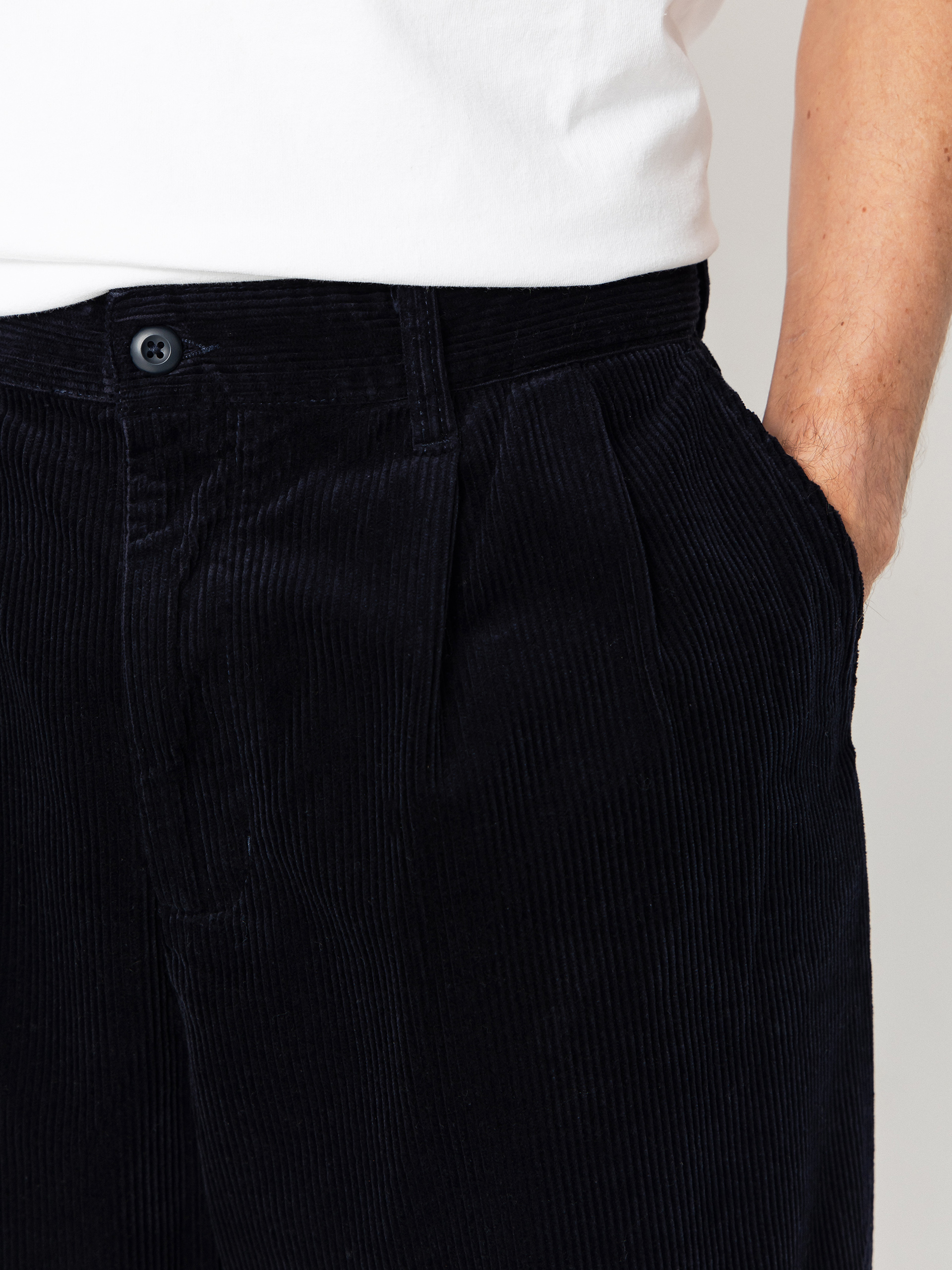 Pantaloni Carhartt WIP Evan (dark navy/rinsed)