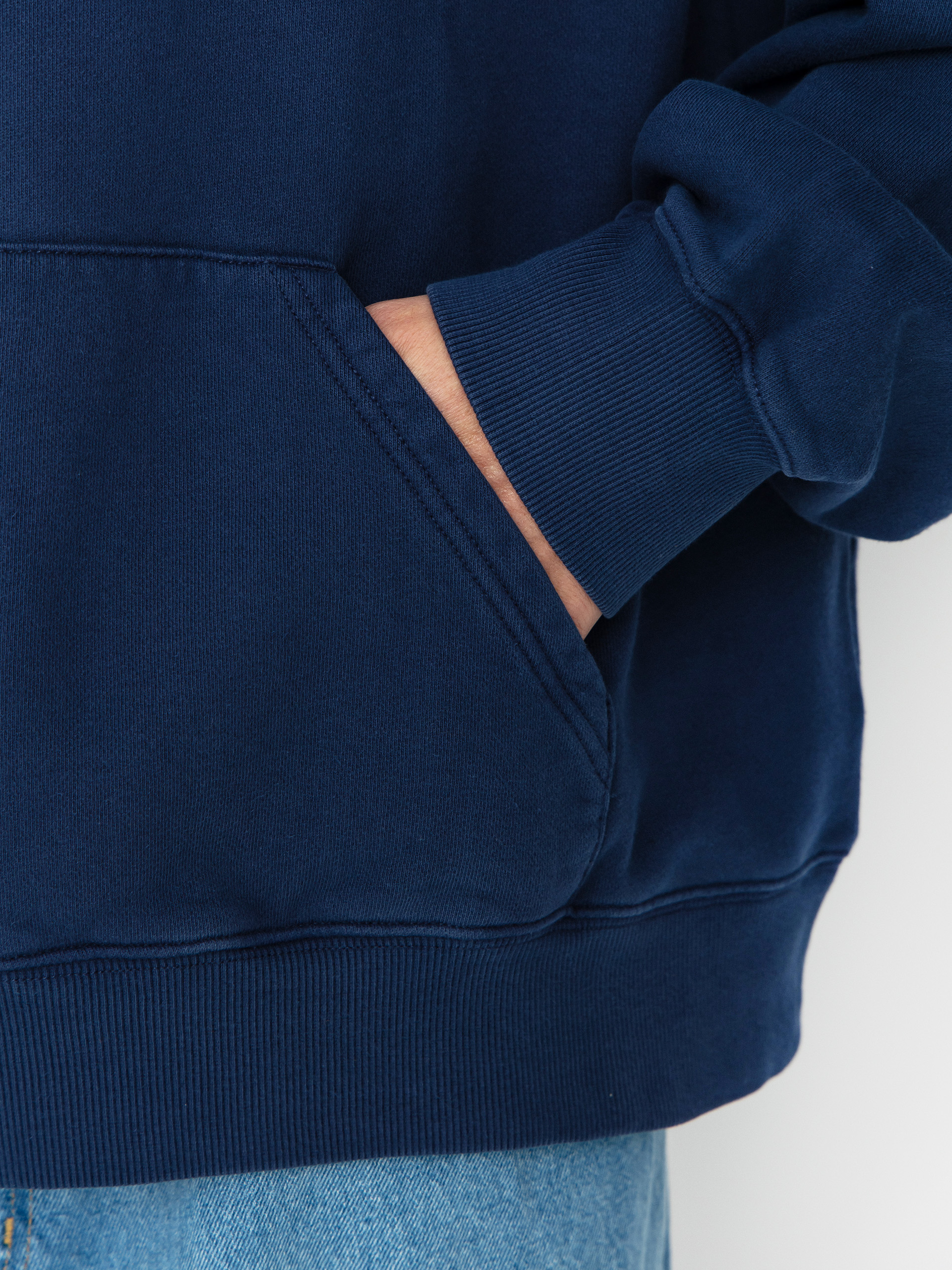 Hanorac cu glugă Carhartt WIP Benton HD (jupiter/garment dyed)