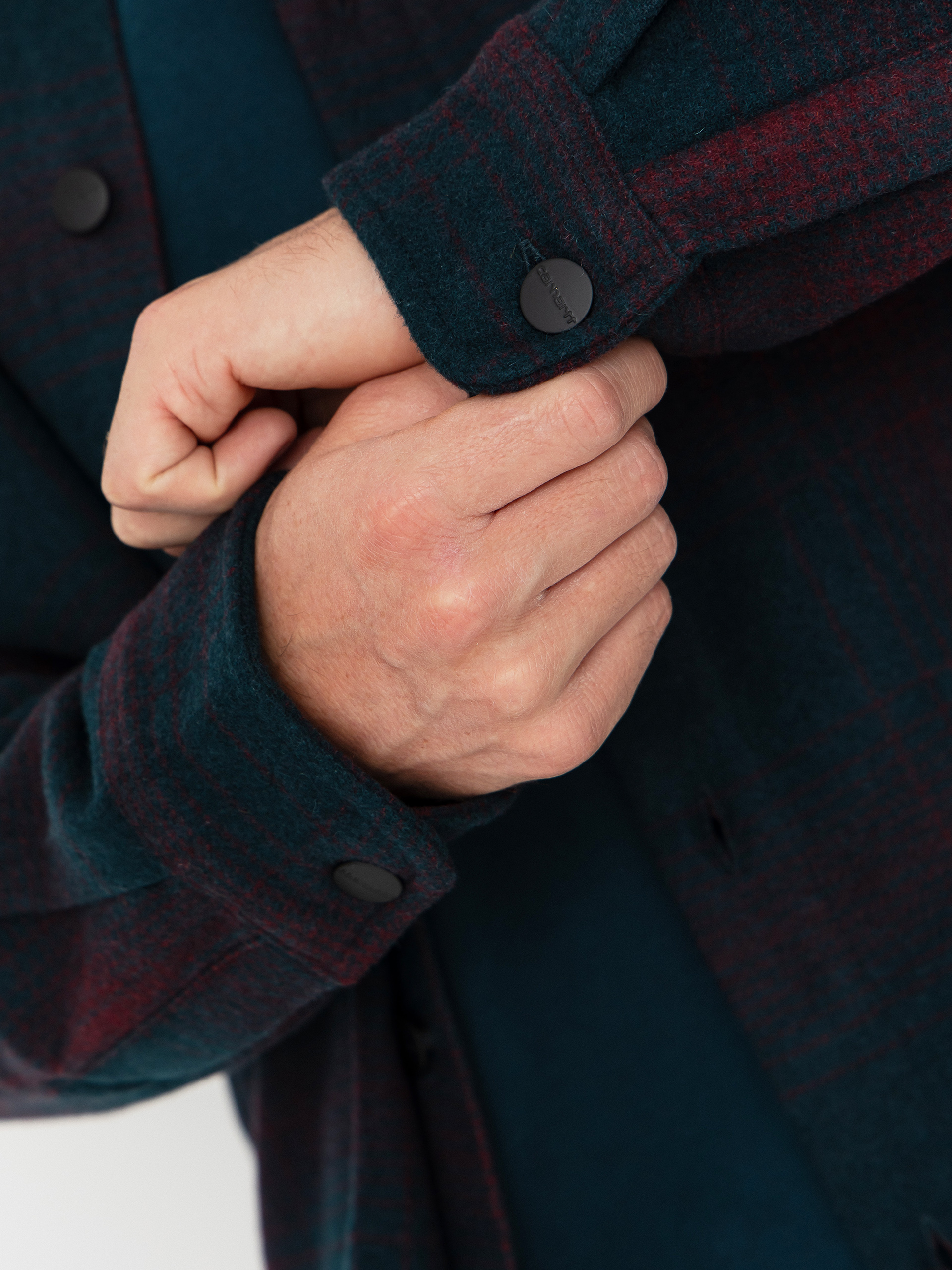 Geacă Carhartt WIP Brennan (brennan check/deep lagoon/rondo)