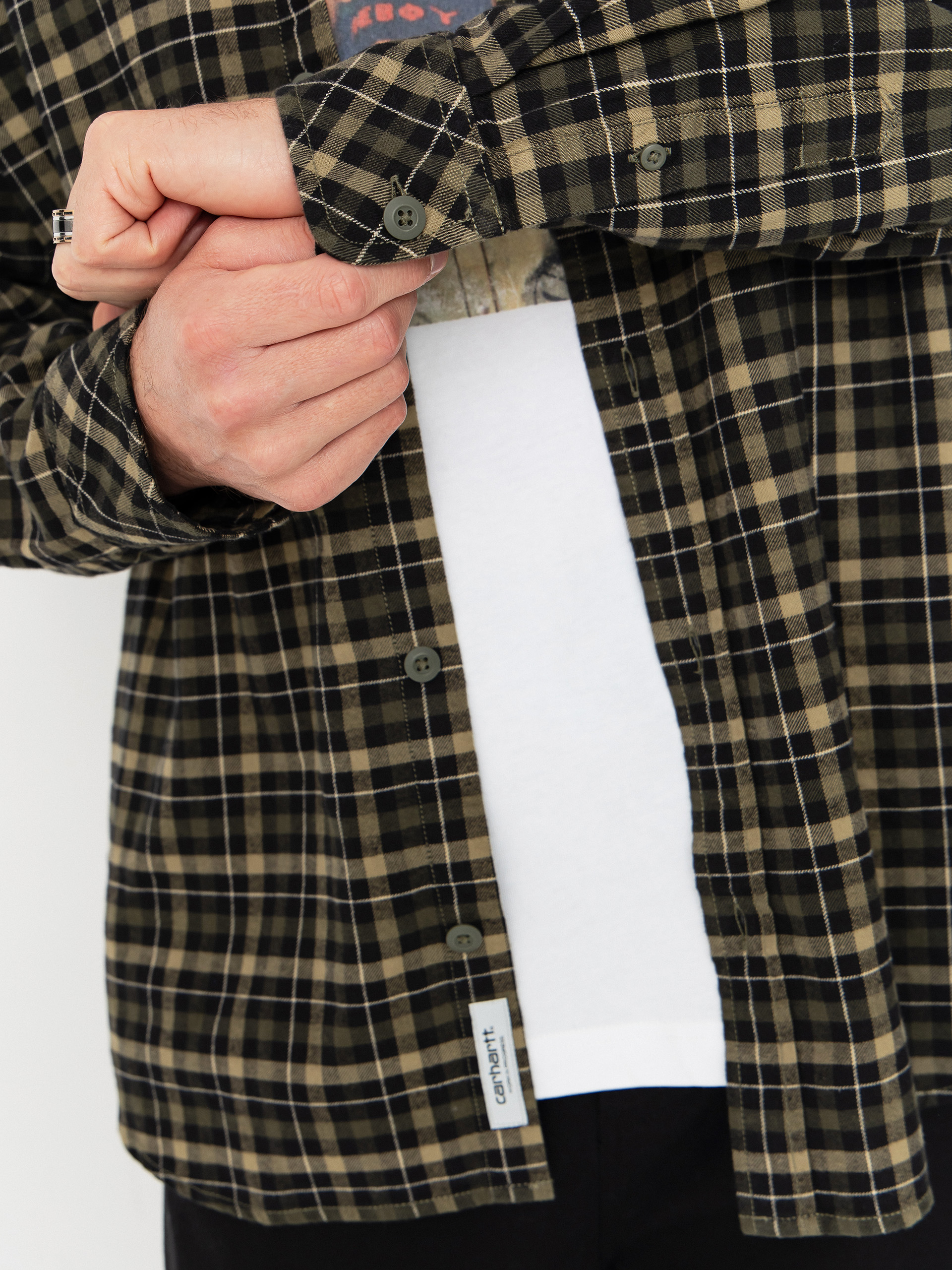 Cămașă Carhartt WIP Widmark (widmark check/cypress)