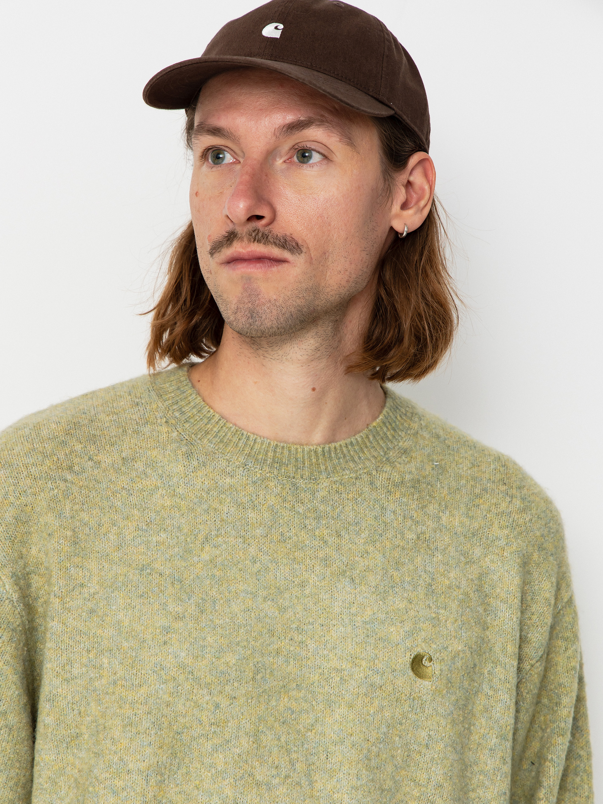 Pulover Carhartt WIP Curtis (tangled brass)