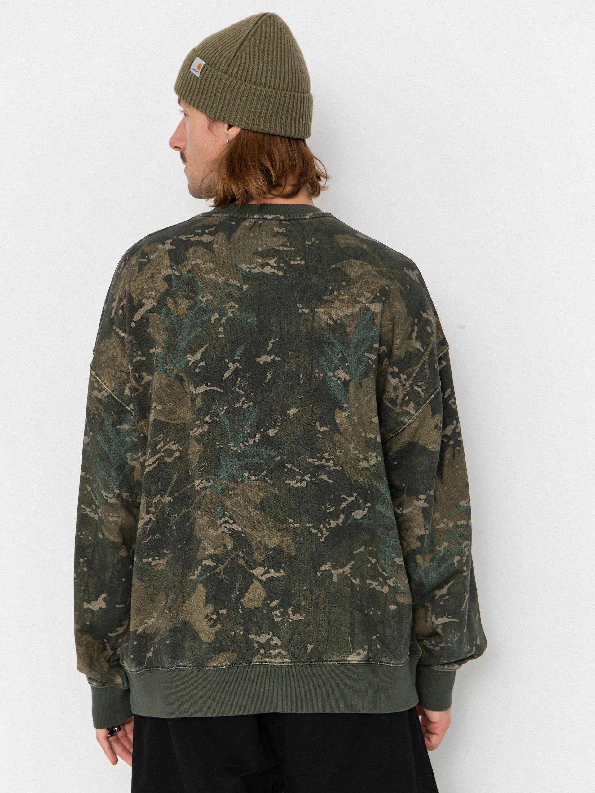 Hanorac Carhartt WIP Benton (camo combi/green/garment dyed)