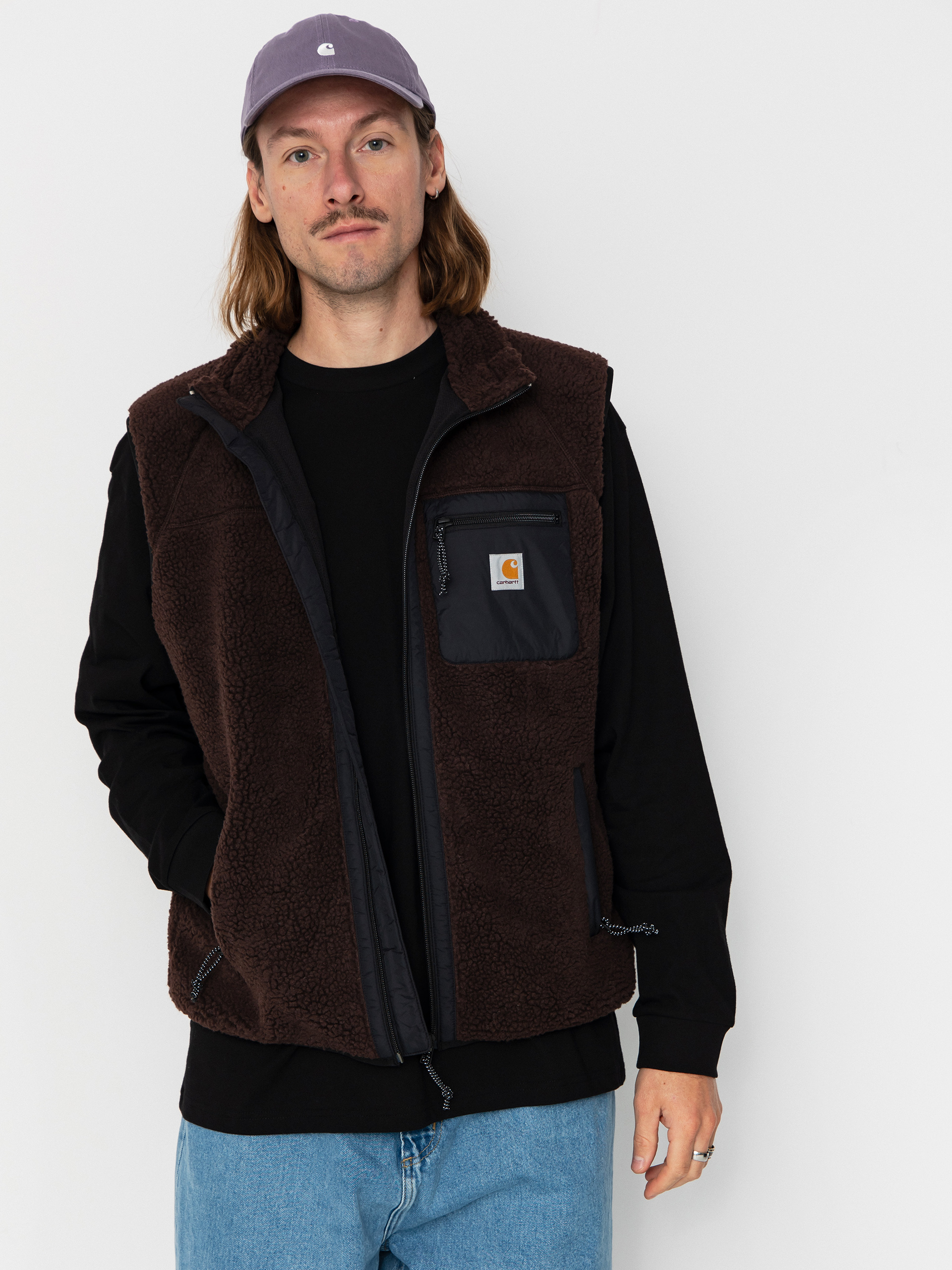 Vestă Carhartt WIP Prentis (palisander/black)