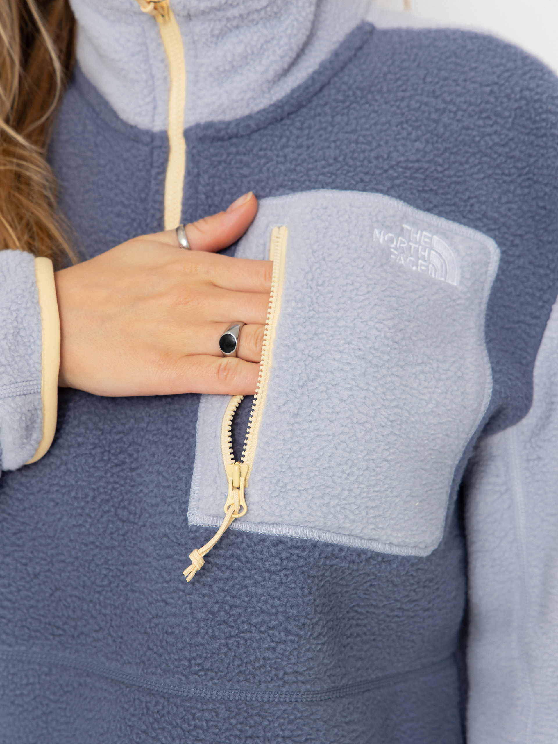 Pentru bărbați Hanorac din fleece The North Face Yumiori 1/4 Zip (twilight galaxy/blue fl)