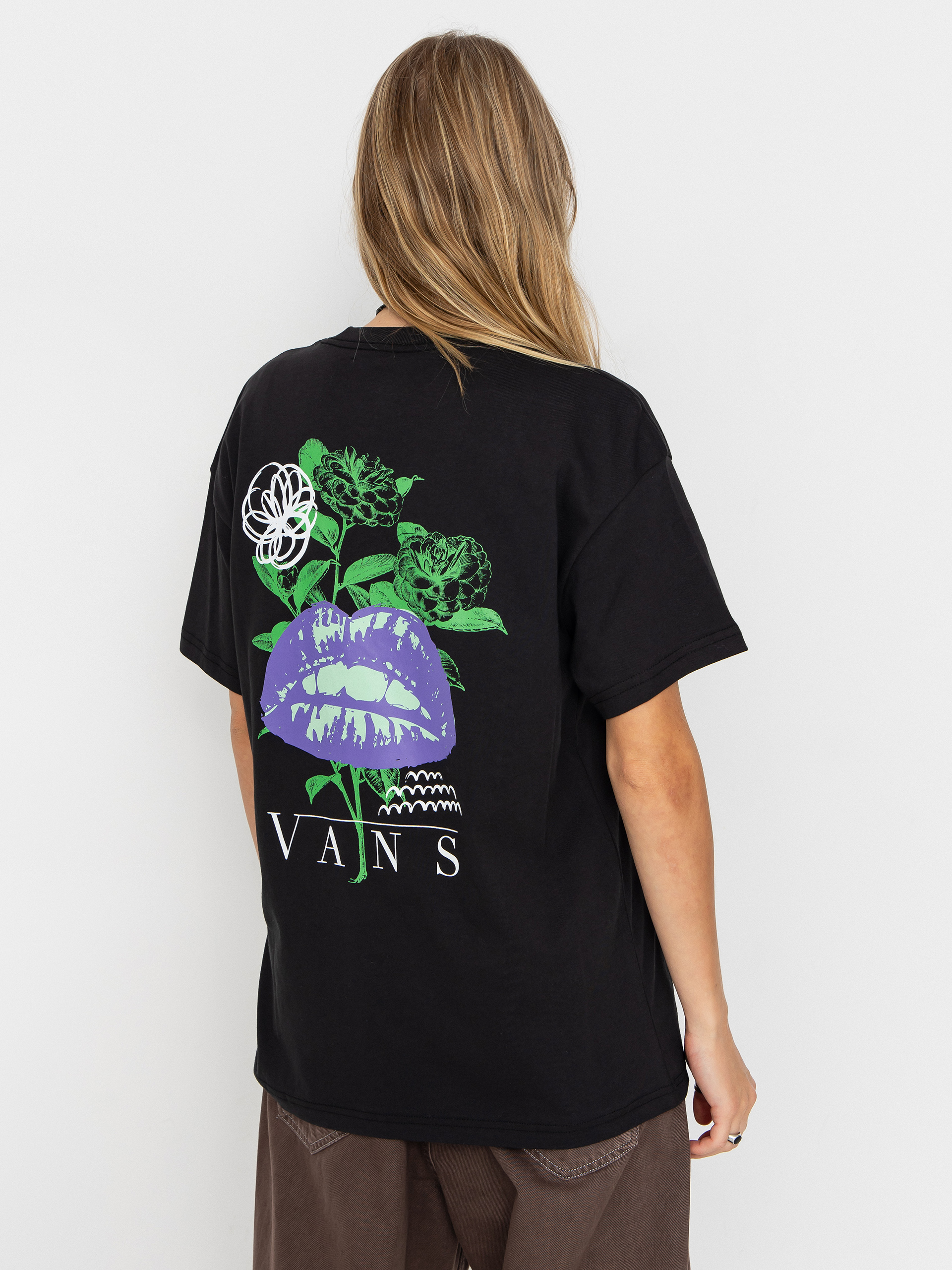 Tricou Vans Talk Talk Os Wmn (black)