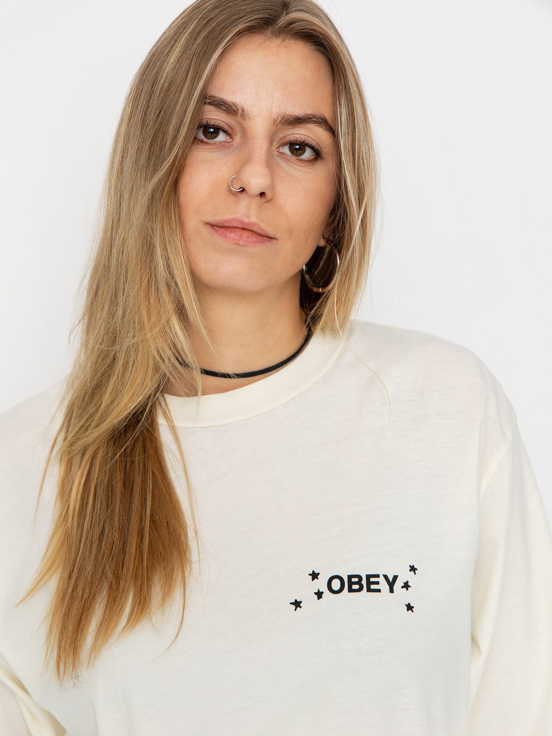 Longsleeve OBEY Obey Wilted Bunch Wmn (unbleached)