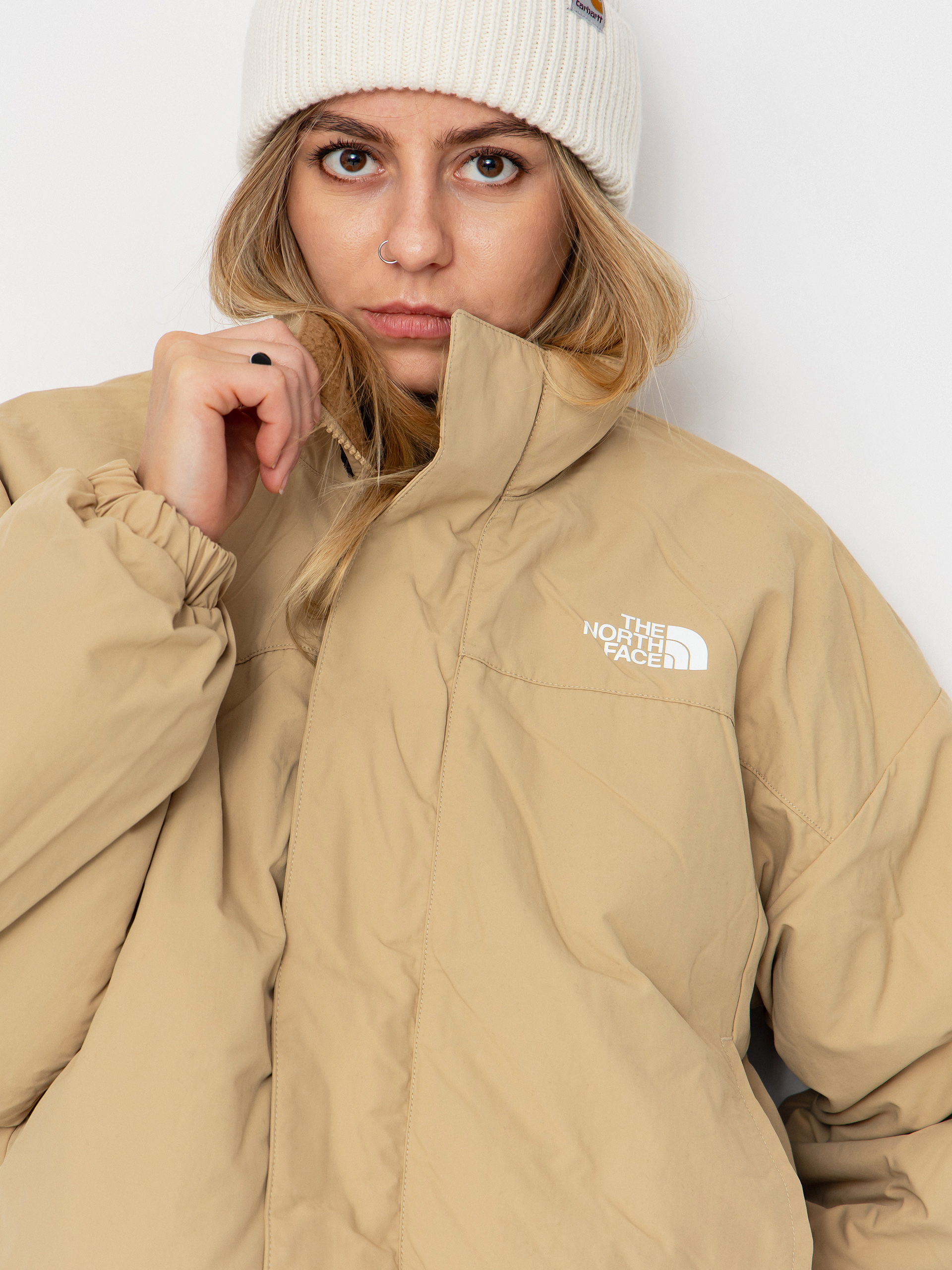 Geacă The North Face Yumiori Reversible (khaki stone/utility brown)