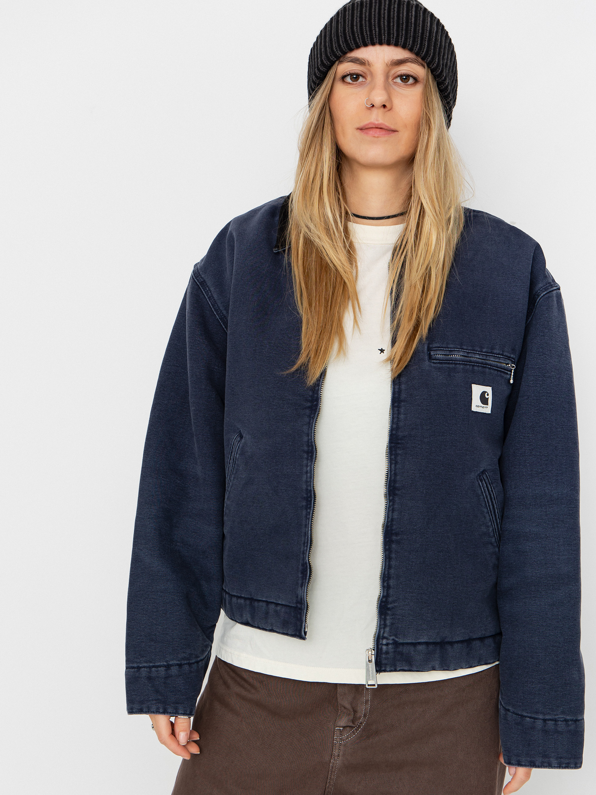 Geacu0103 Carhartt WIP OG Detroit Wmn (dark navy/black/stone canvas)