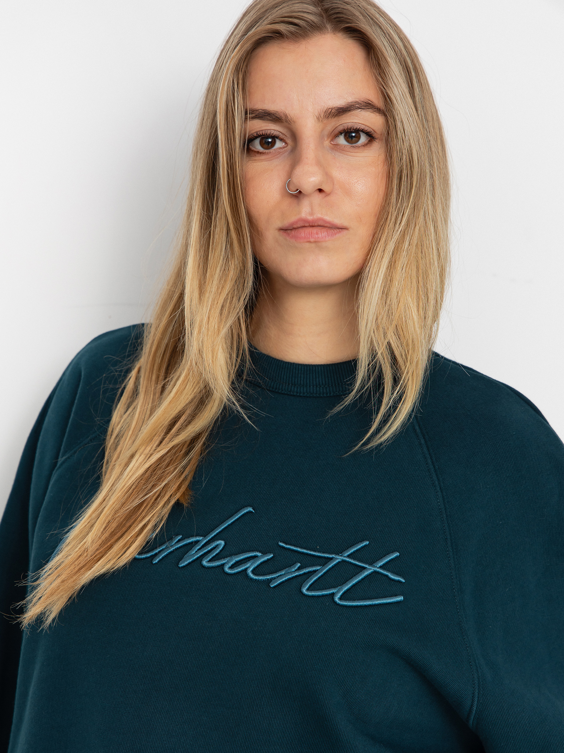 Hanorac Carhartt WIP Ray Wmn (deep lagoon)