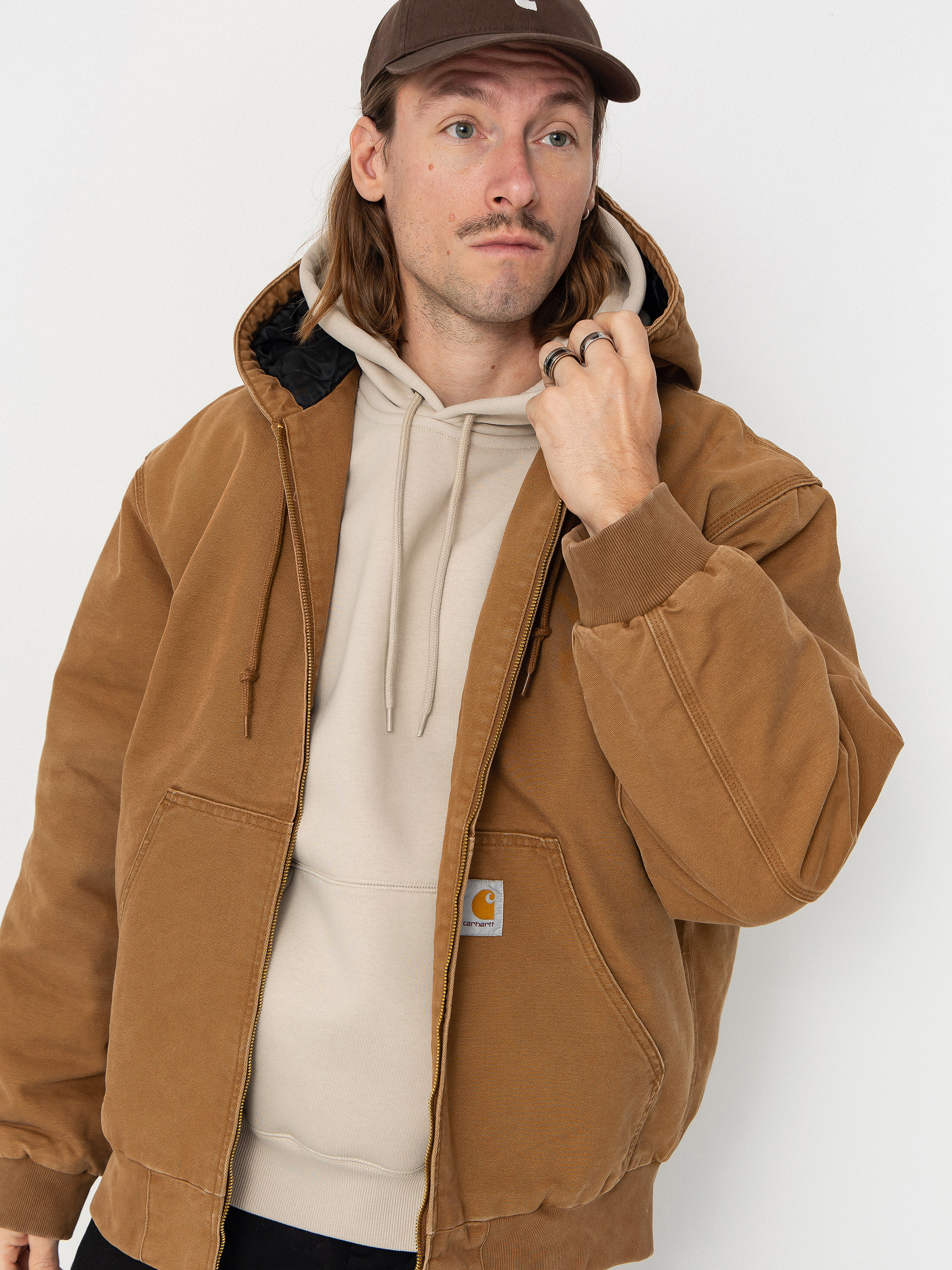 Geacu0103 Carhartt WIP OG Active (hamilton brown/stone canvas)
