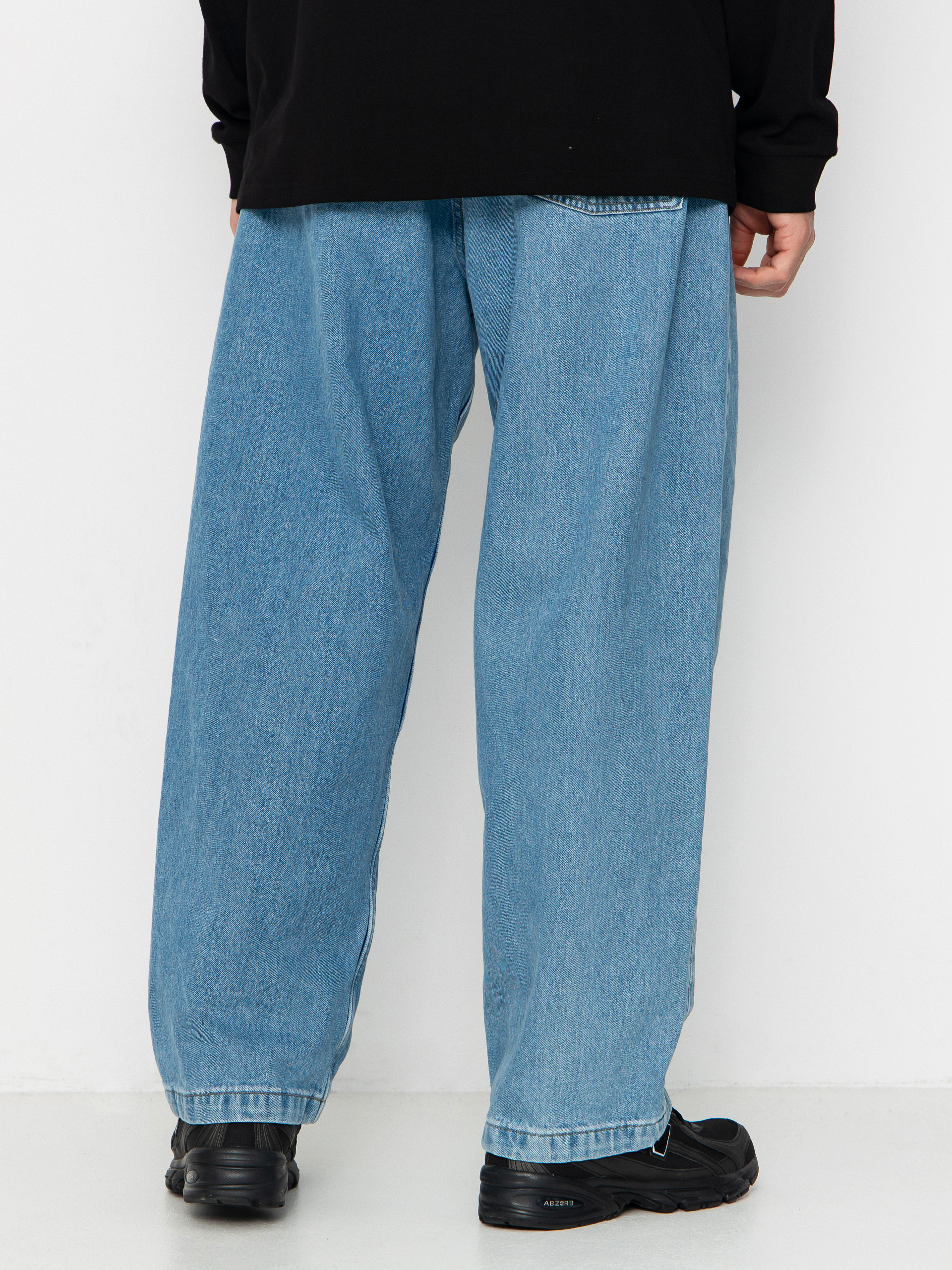 Pantaloni Carhartt WIP Brandon (blue/stone bleached)