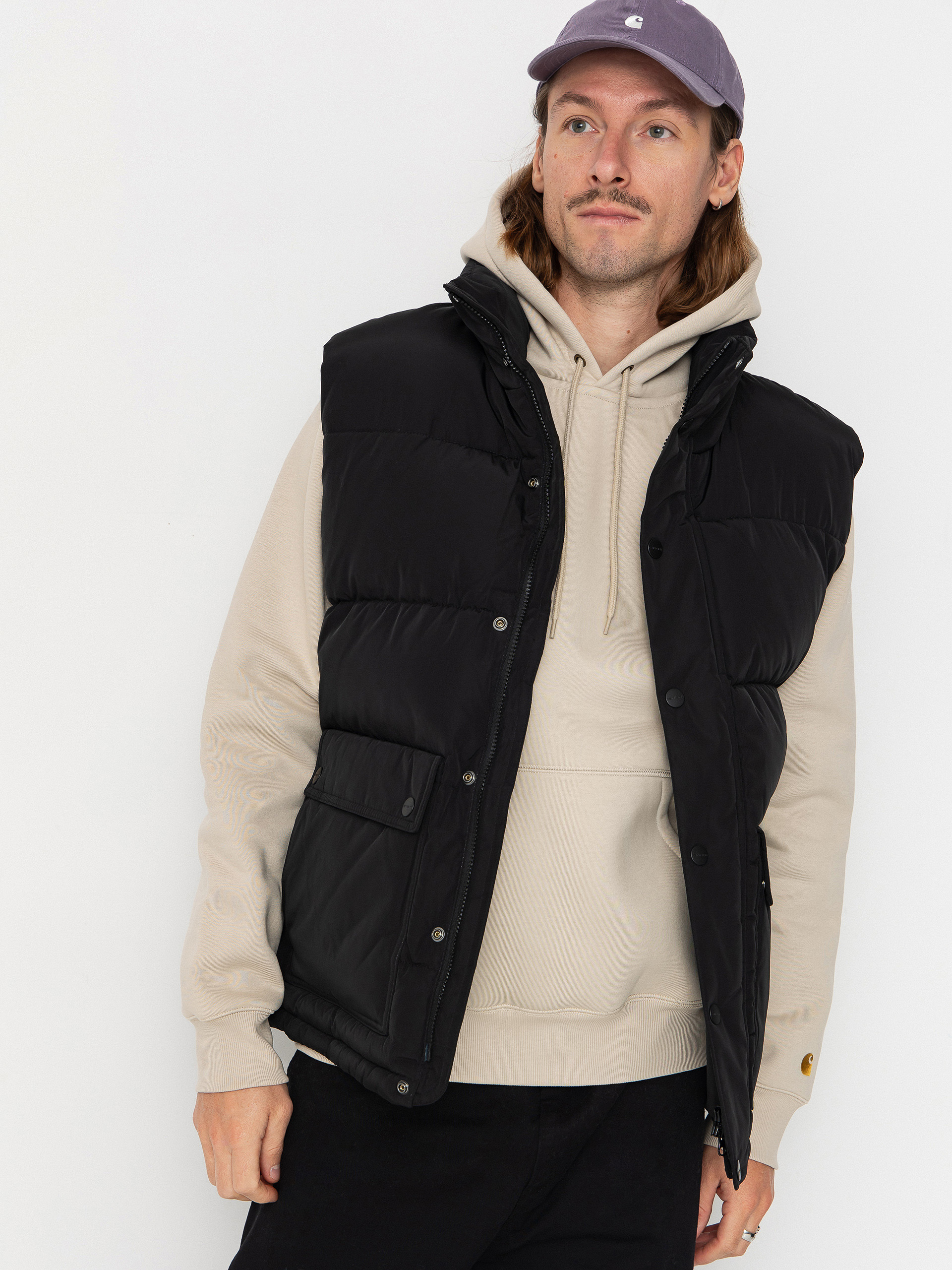 Vestă Carhartt WIP Brent (black)