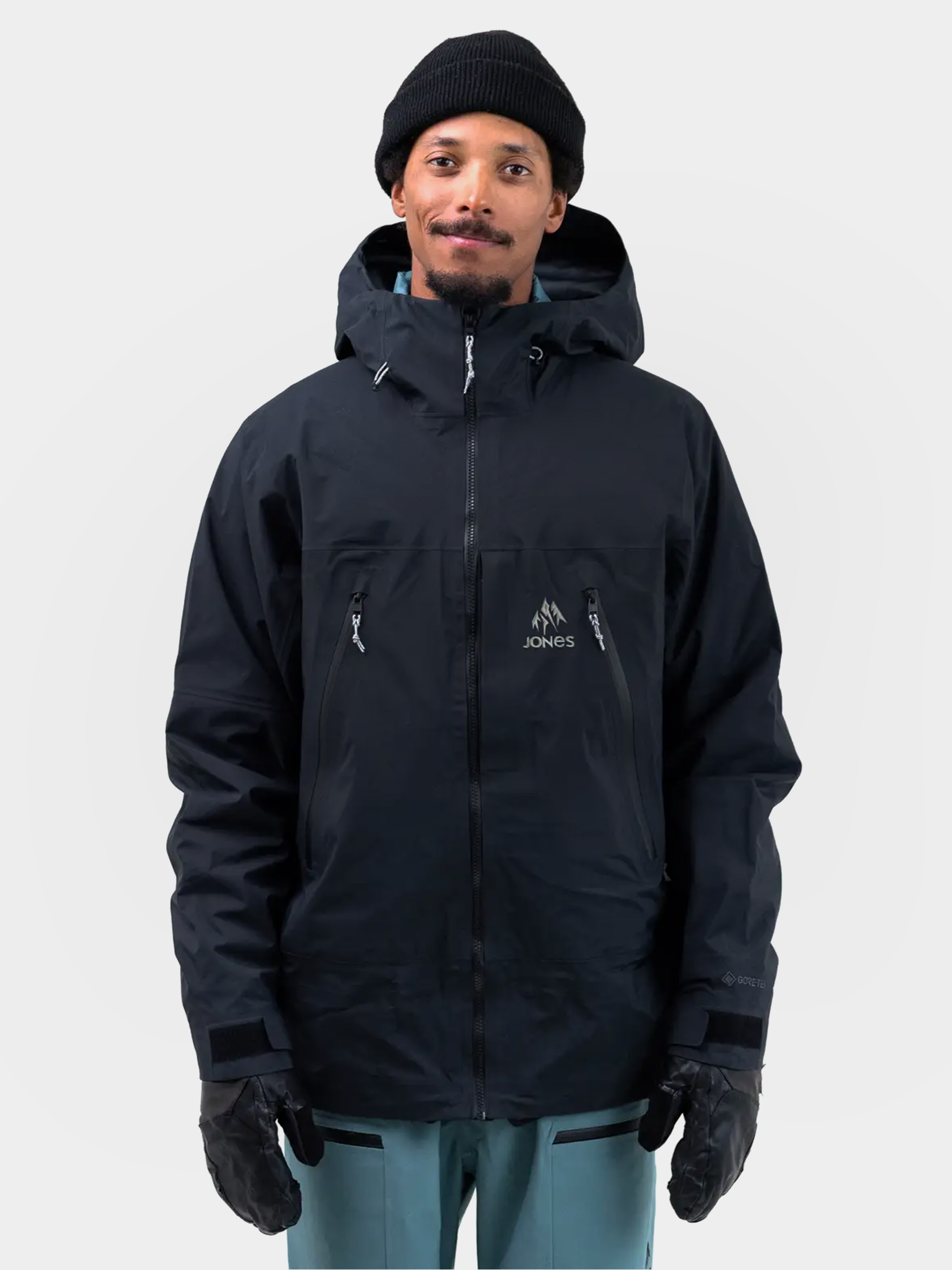 Pentru bărbați Geacă de snowboard Jones Snowboards Shralpinist Gtx Rec (stealth black)