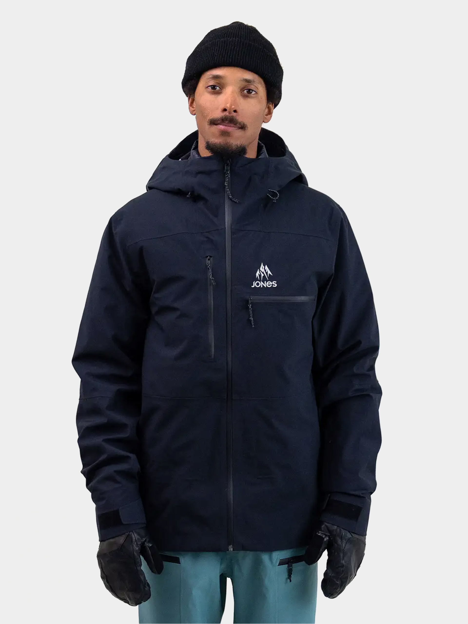 Pentru bărbați Geacă de snowboard Jones Snowboards Shralpinist Str Rec (stealth black)