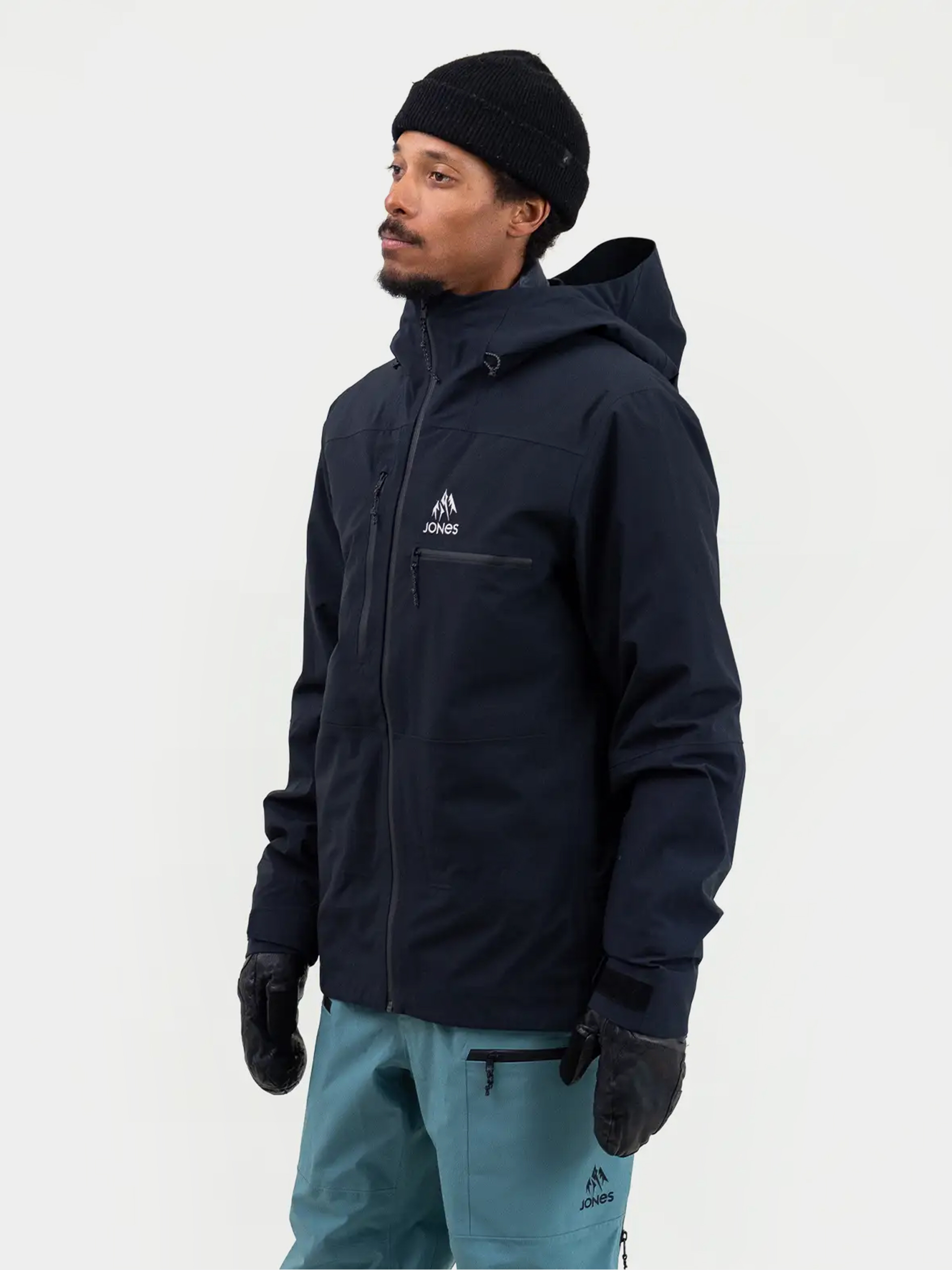 Pentru bărbați Geacă de snowboard Jones Snowboards Shralpinist Str Rec (stealth black)