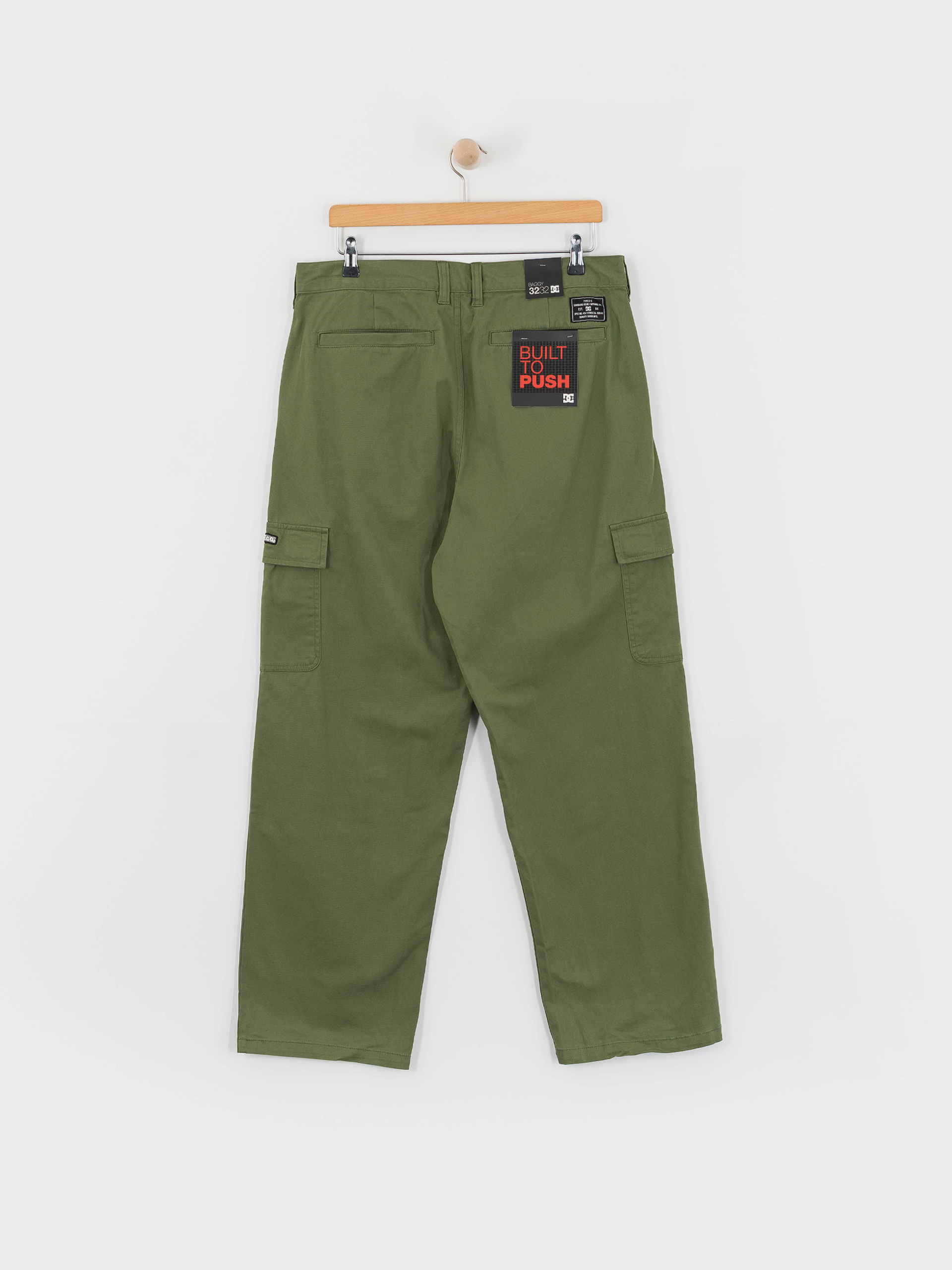 Pantaloni DC Worker Baggy Chino Cargo (bronze green)