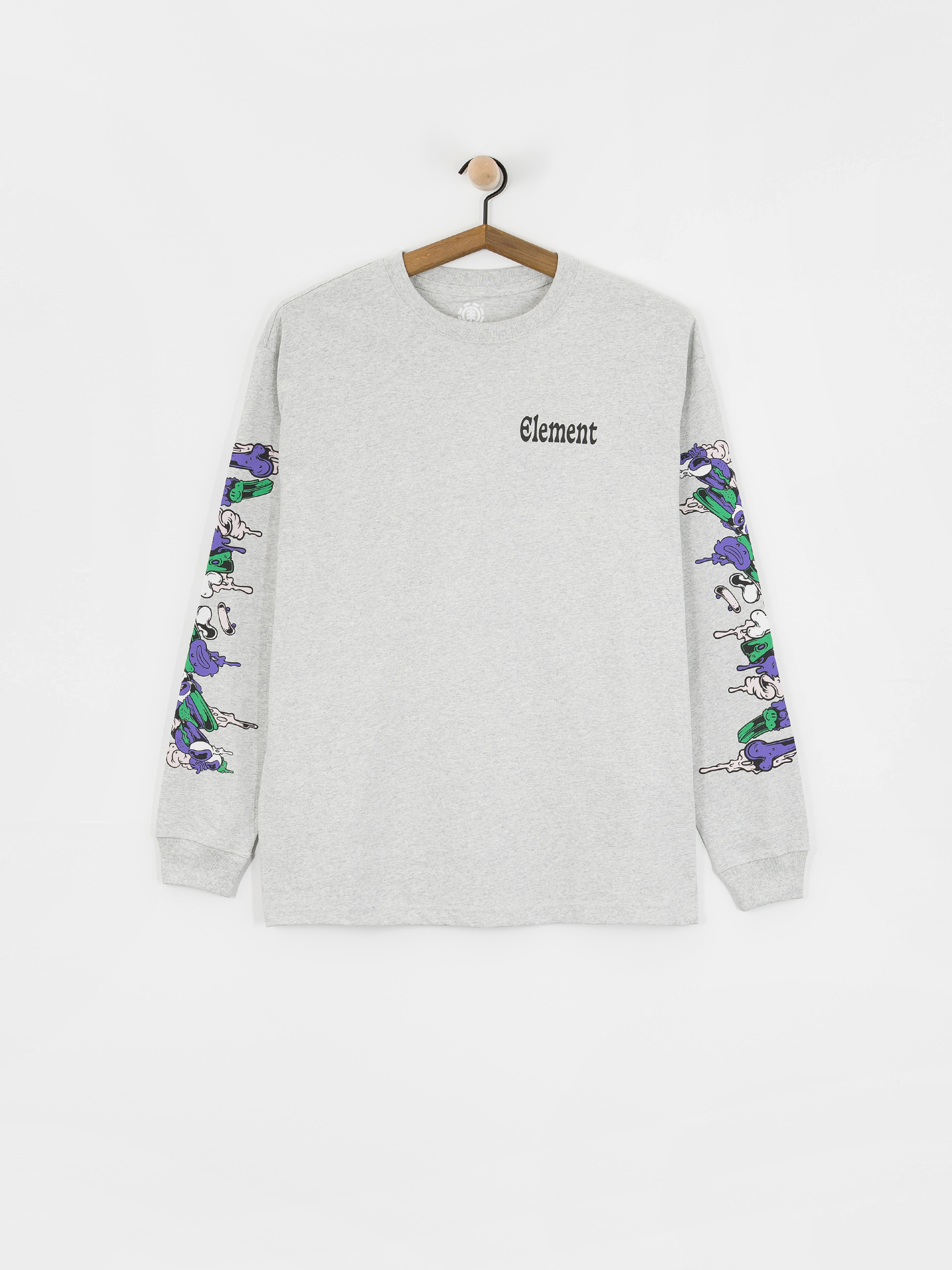 Longsleeve Element Rolling Dead (mid grey heather)