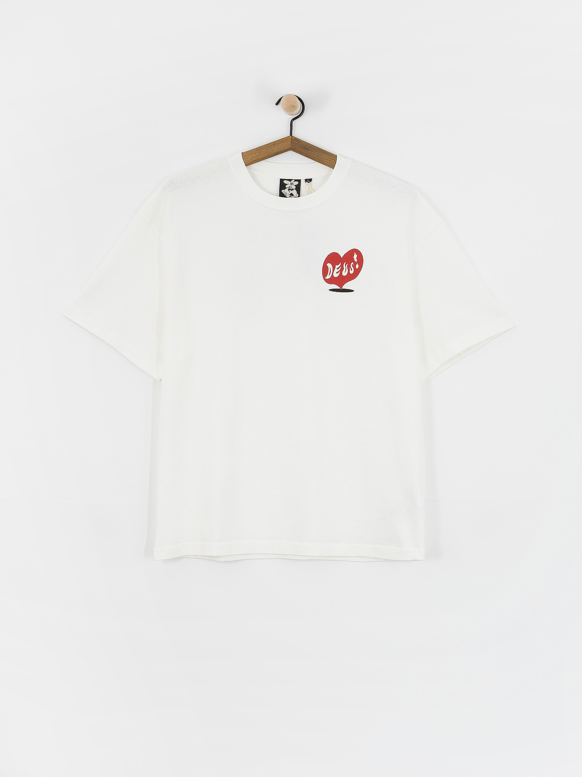 Tricou Deus Ex Machina Deep Cut (vintage white)