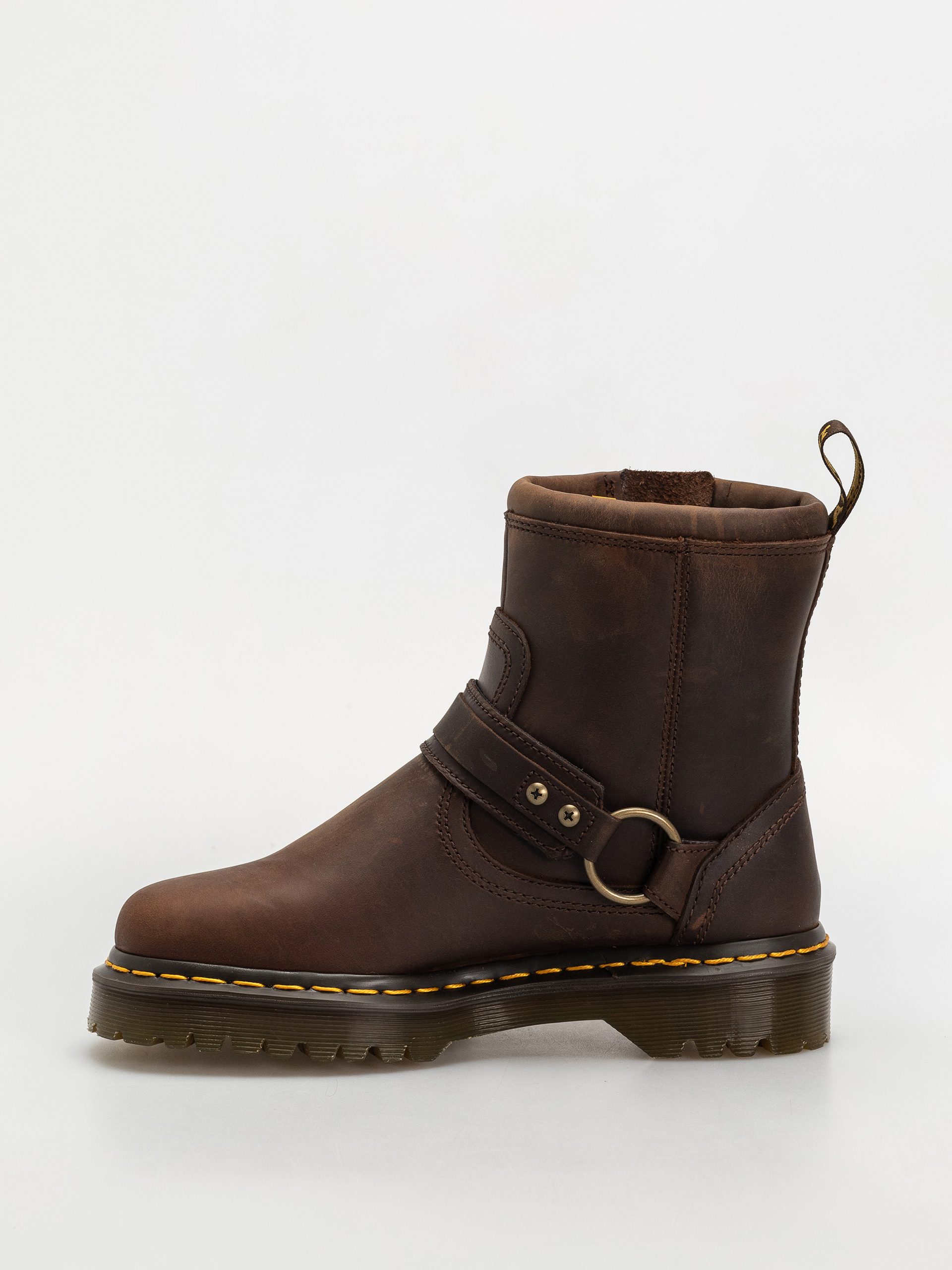 Pantofi Dr. Martens Anistone HRNS Ankle (dark brown crazy horse)
