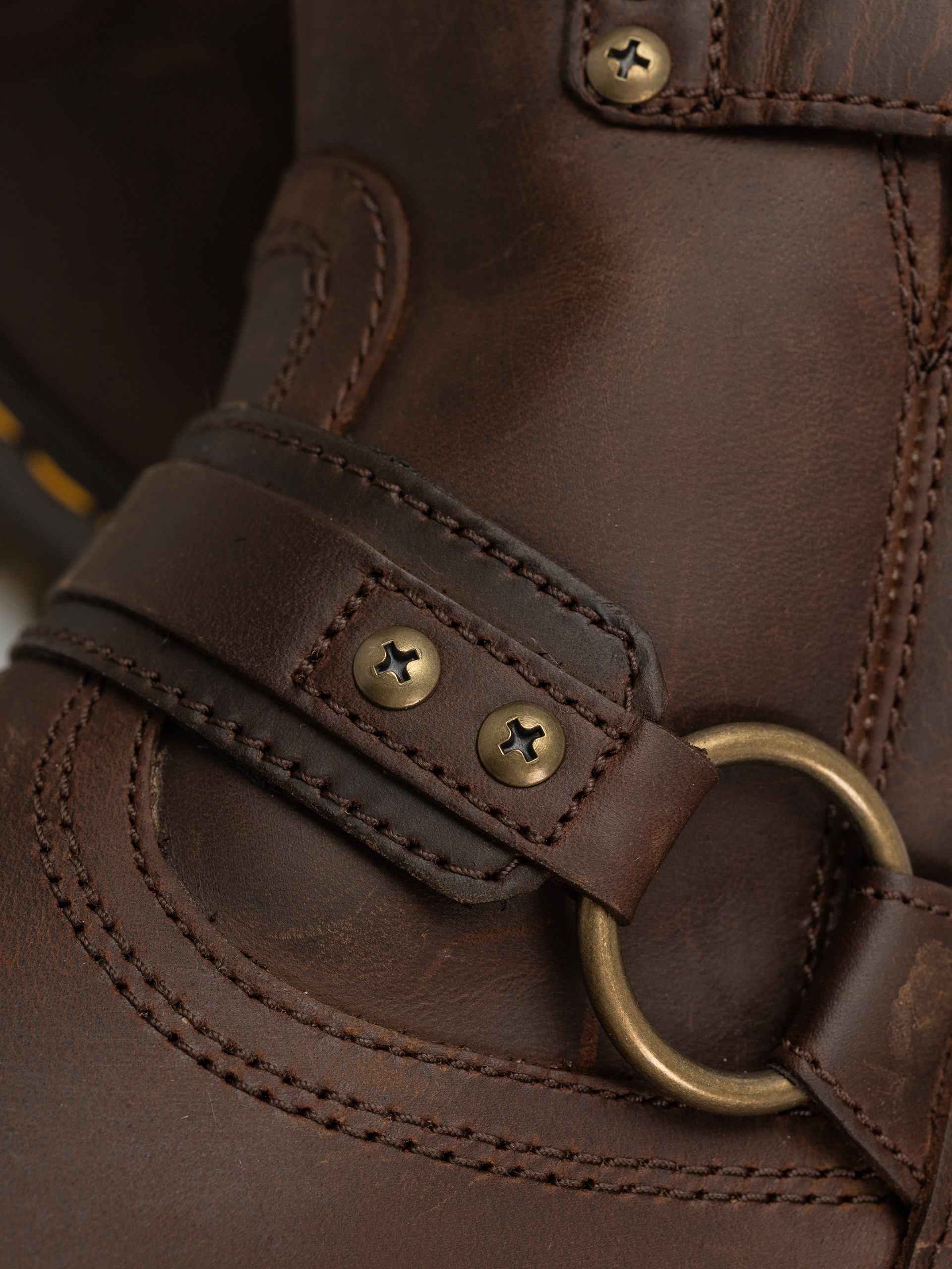 Pantofi Dr. Martens Anistone HRNS Ankle (dark brown crazy horse)