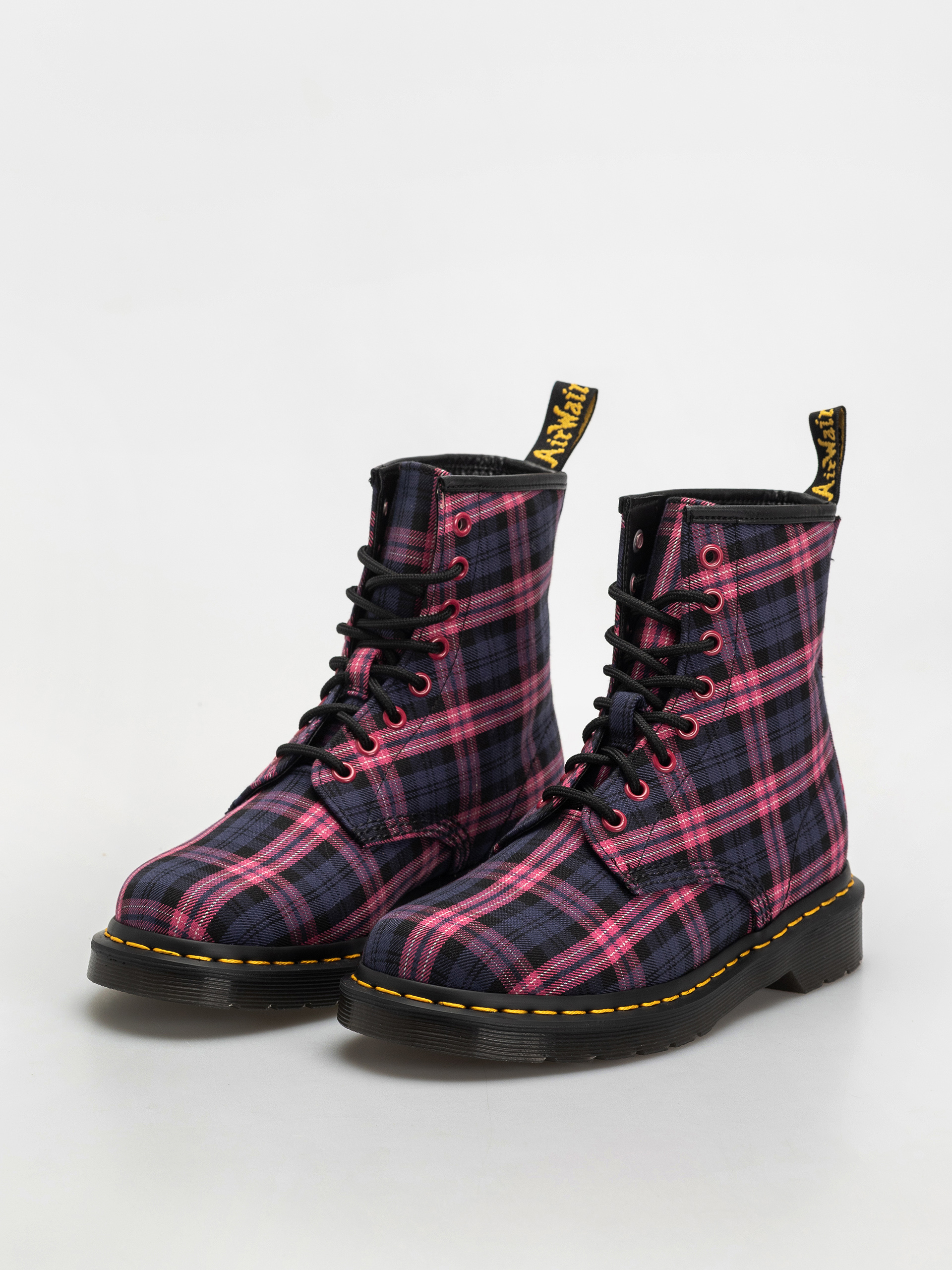 Pantofi Dr. Martens 1460 Wmn (pink multi tartan)