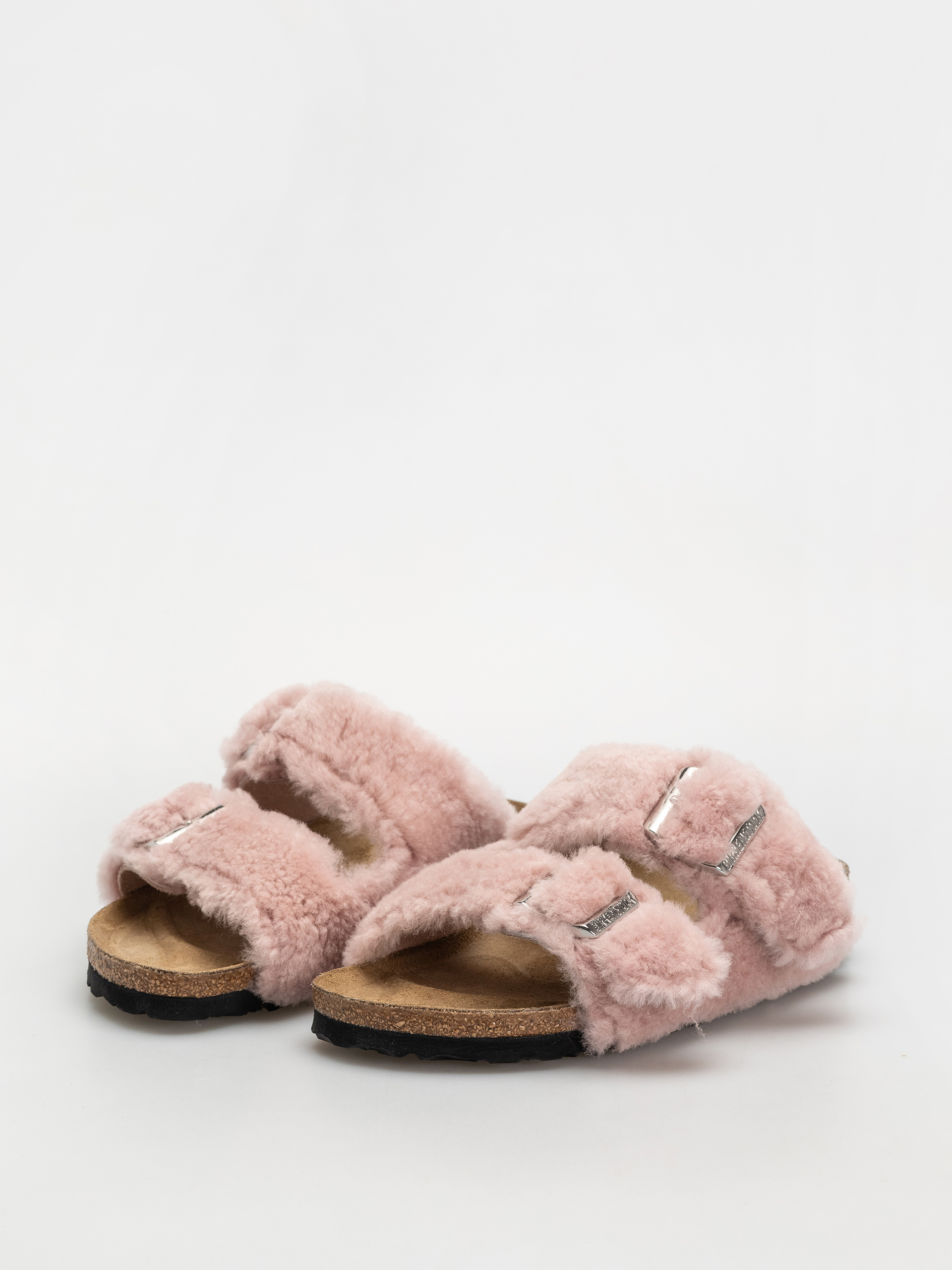 Șlapi Birkenstock Arizona Shearling Cover Upper Narrow Wmn (crystal rose)