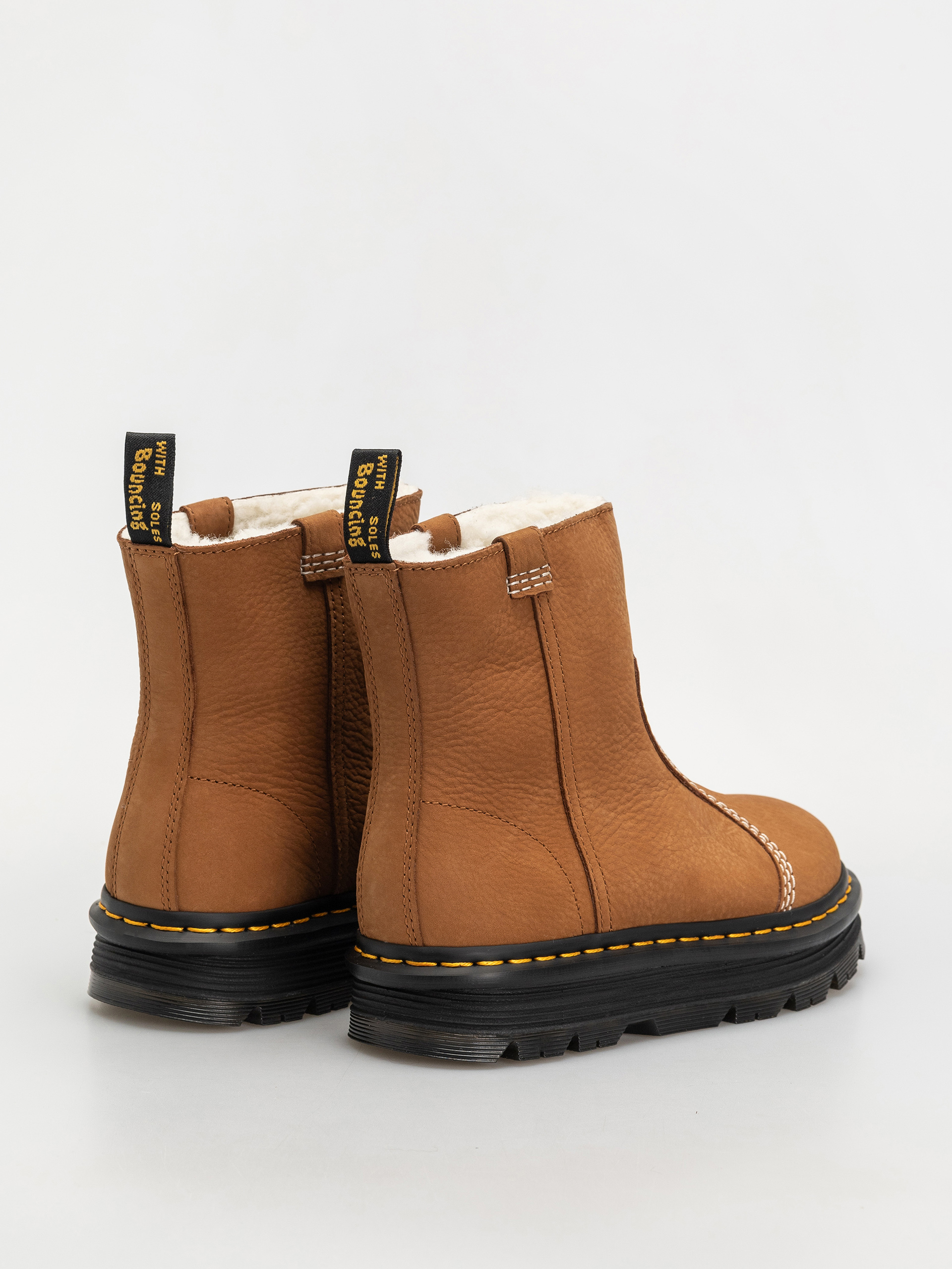 Pantofi Dr. Martens ZebZag Rigger WL Rigger Wmn (desert brown milled nubuck wp)