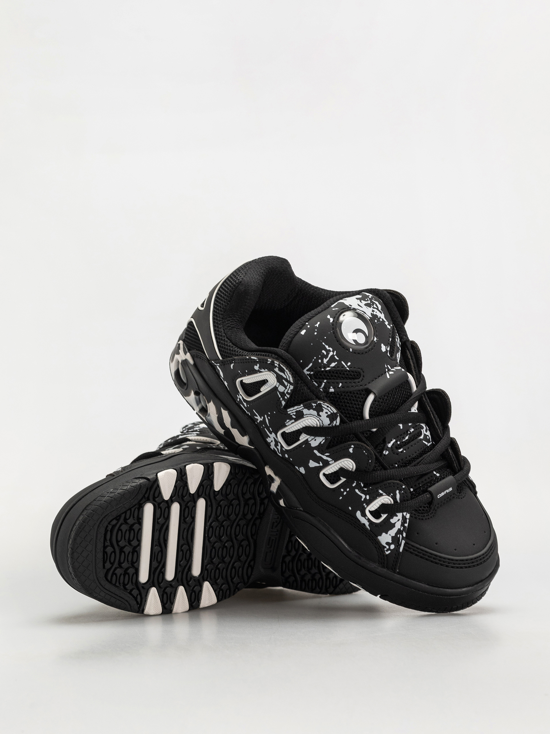 Pantofi Osiris D3 OG (black/white/marble)