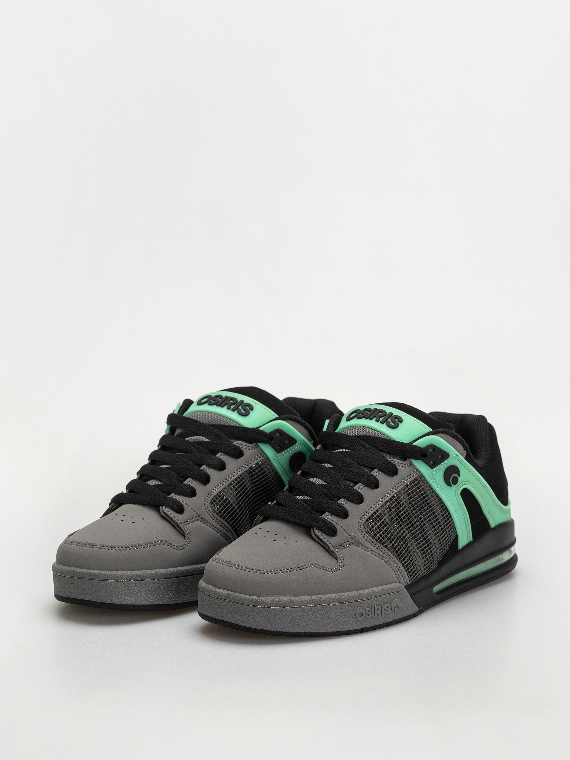 Pantofi Osiris Pixel (blk/chr/grn glow)