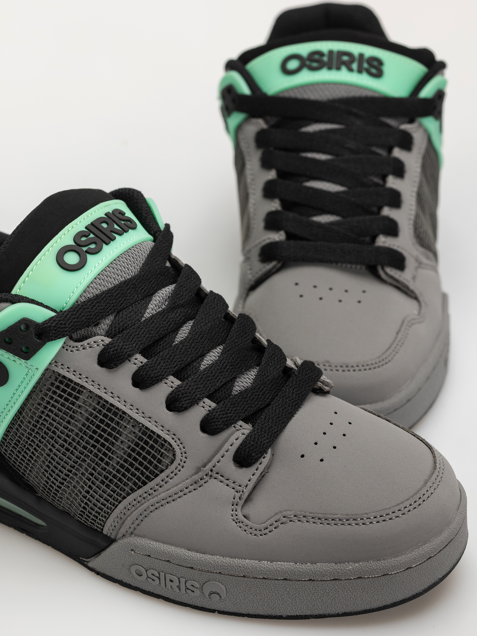 Pantofi Osiris Pixel (blk/chr/grn glow)