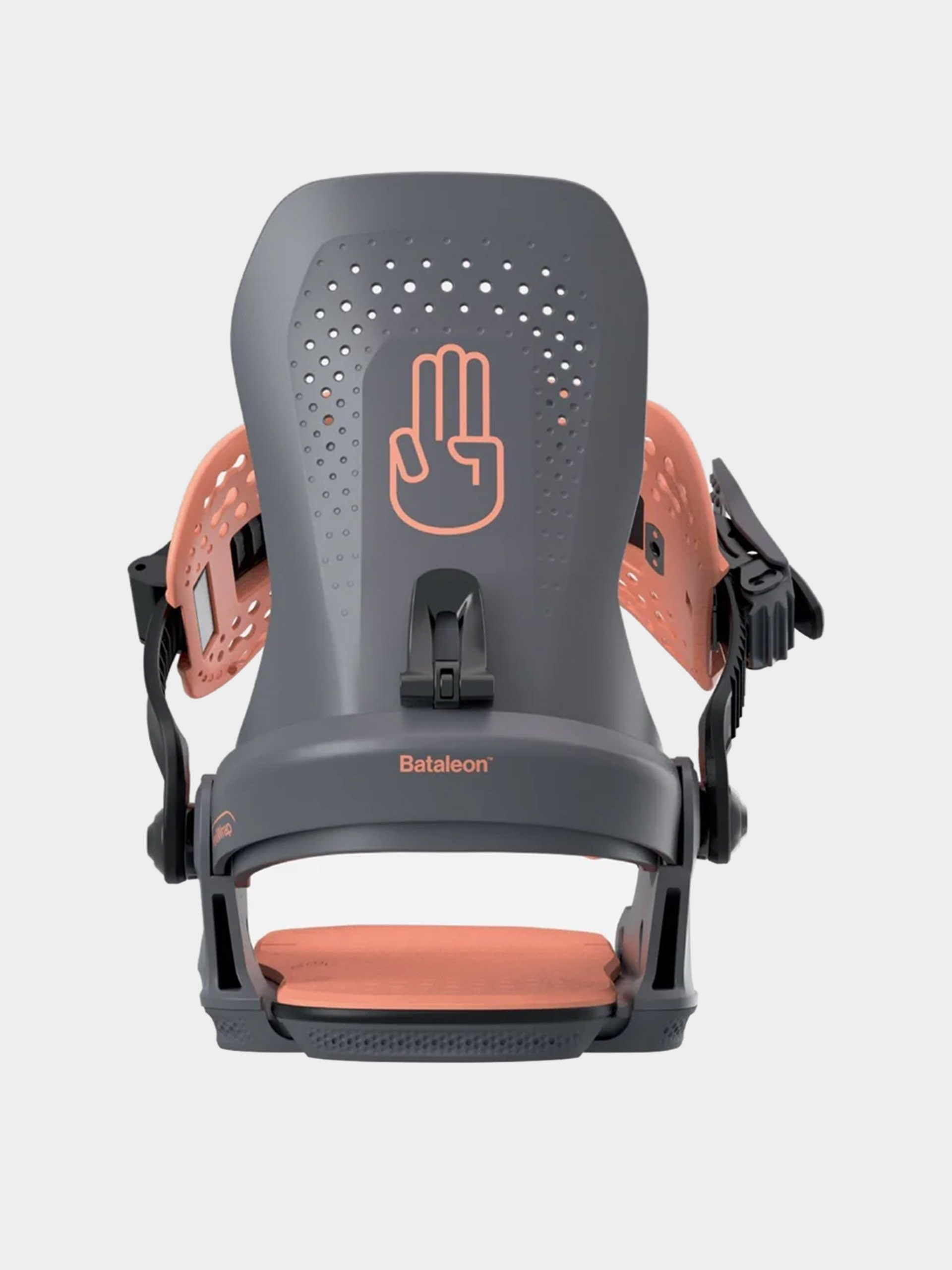 Pentru femei Legături pentru snowboard Bataleon Donna HeelWrap (black peach)