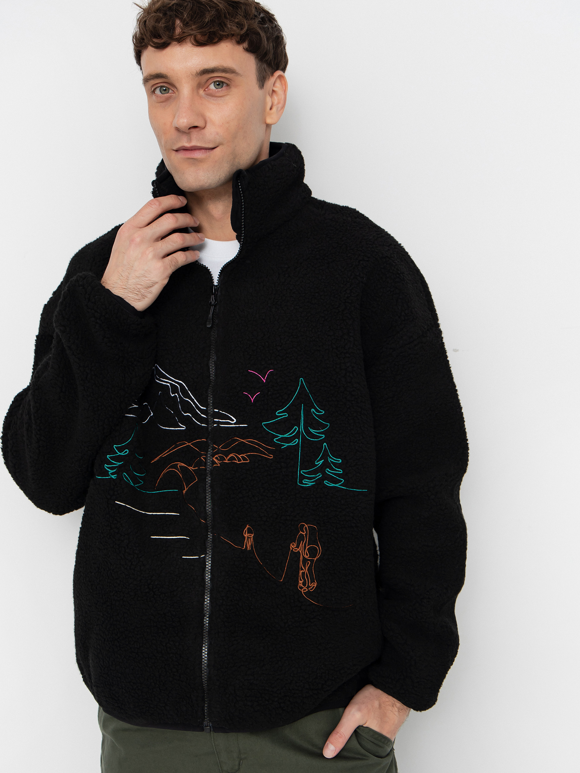 Hanorac din fleece Picture Hafdals Embro (black)